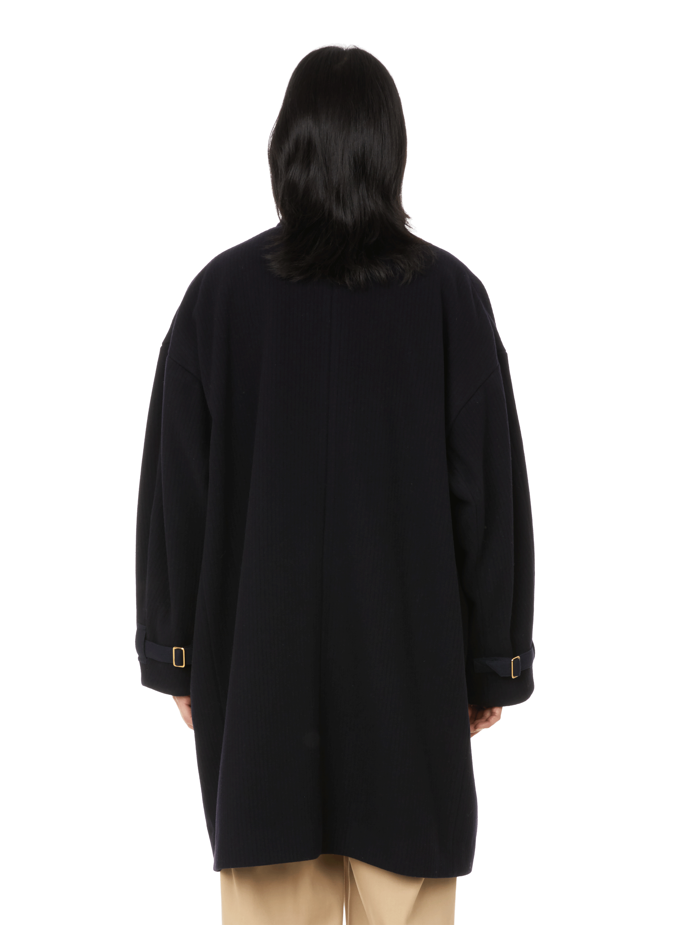 Classic coat DAWEI Blue