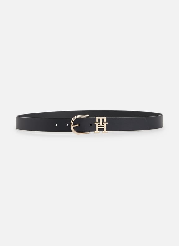 Ceinture en cuir Bleu by TOMMY HILFIGER TOMMY HILFIGER Ceinture en cuir Bleu