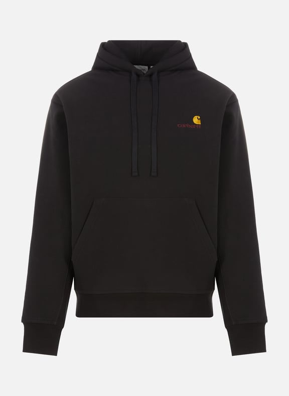 Hoodie en coton mélangé Noir by CARHARTT WIP CARHARTT WIP Hoodie en coton mélangé Noir