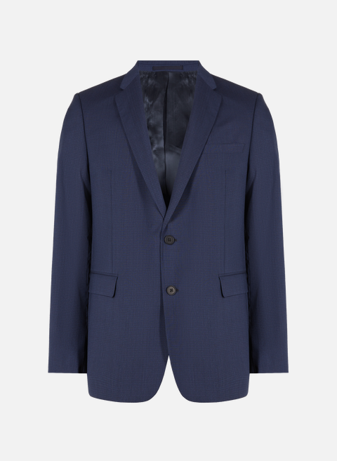 Checked wool jacket Blue SEASON 1865 
