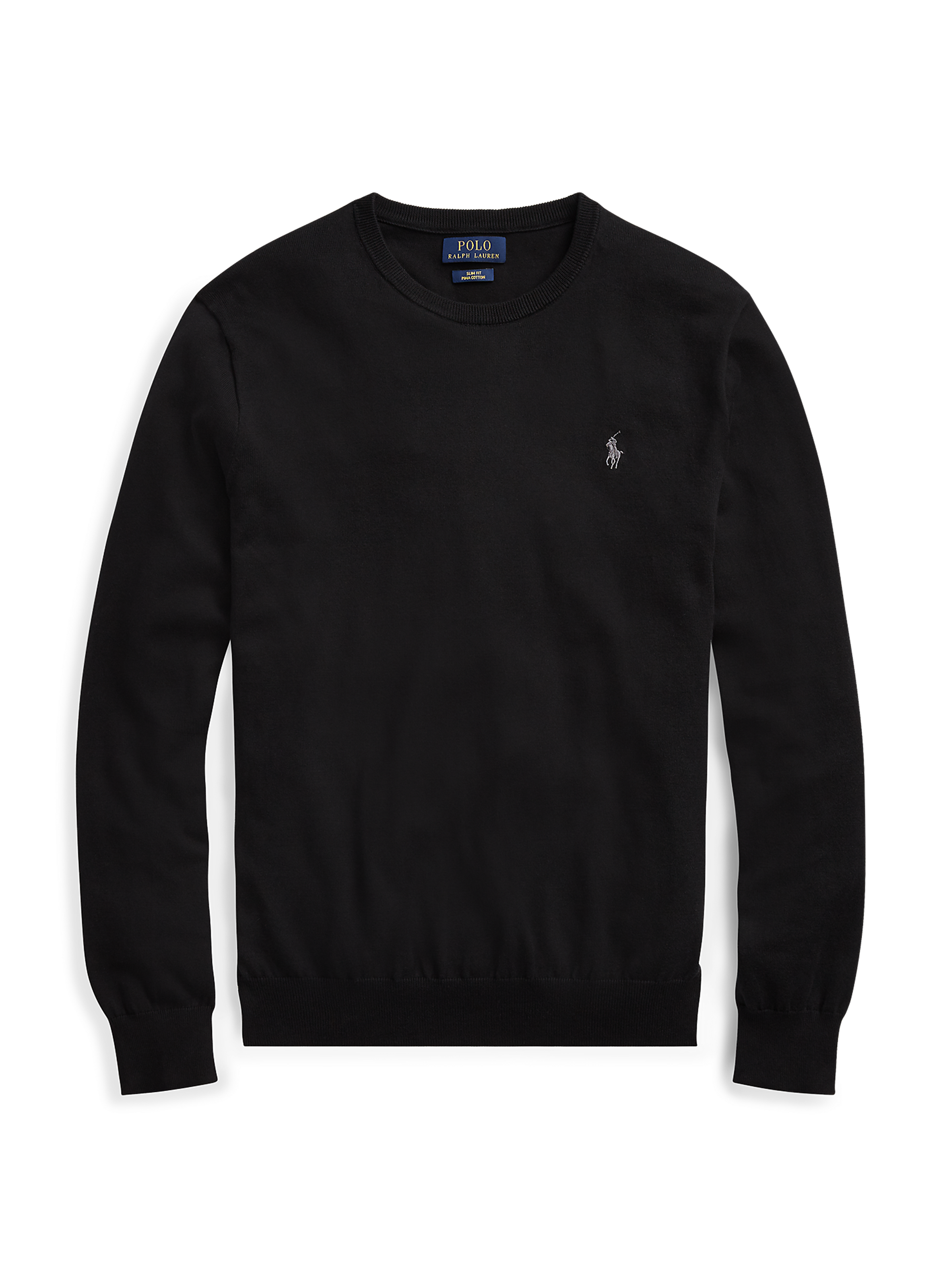 Slim cotton sweatshirt  POLO RALPH LAUREN Black