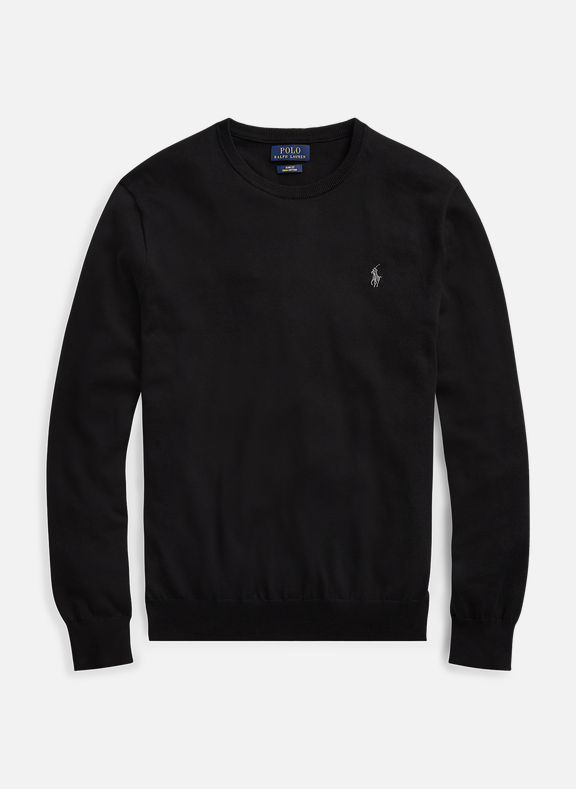 POLO RALPH LAUREN Sweatshirt slim en coton  Noir