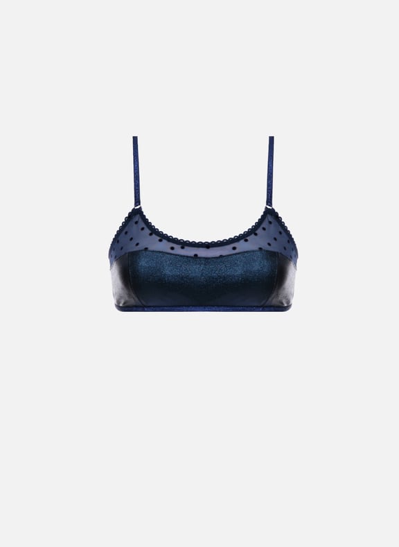 Brassière Amok Bleu by LA NOUVELLE LA NOUVELLE Brassière Amok Bleu