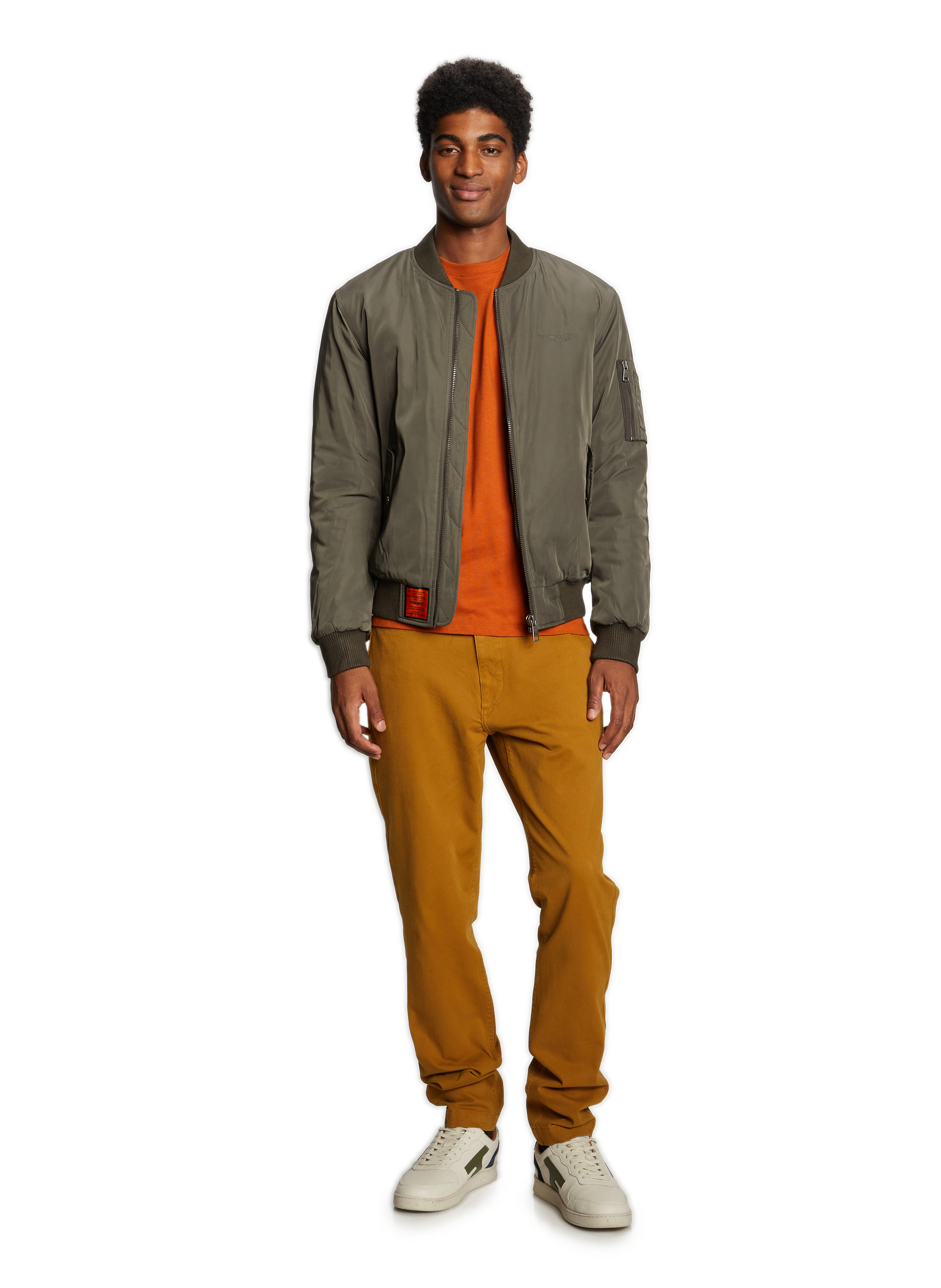 Bomber à logo BOMBERS ORIGINAL Kaki