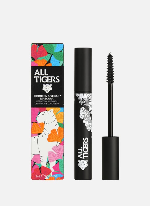 Mascara naturel vegan - Définition Longueur Noir by ALL TIGERS ALL TIGERS Mascara naturel vegan - Définition Longueur Noir