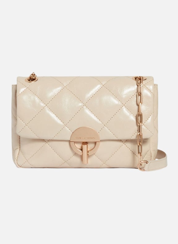 Grand sac moon en cuir Beige by VANESSA BRUNO VANESSA BRUNO Grand sac moon en cuir Beige