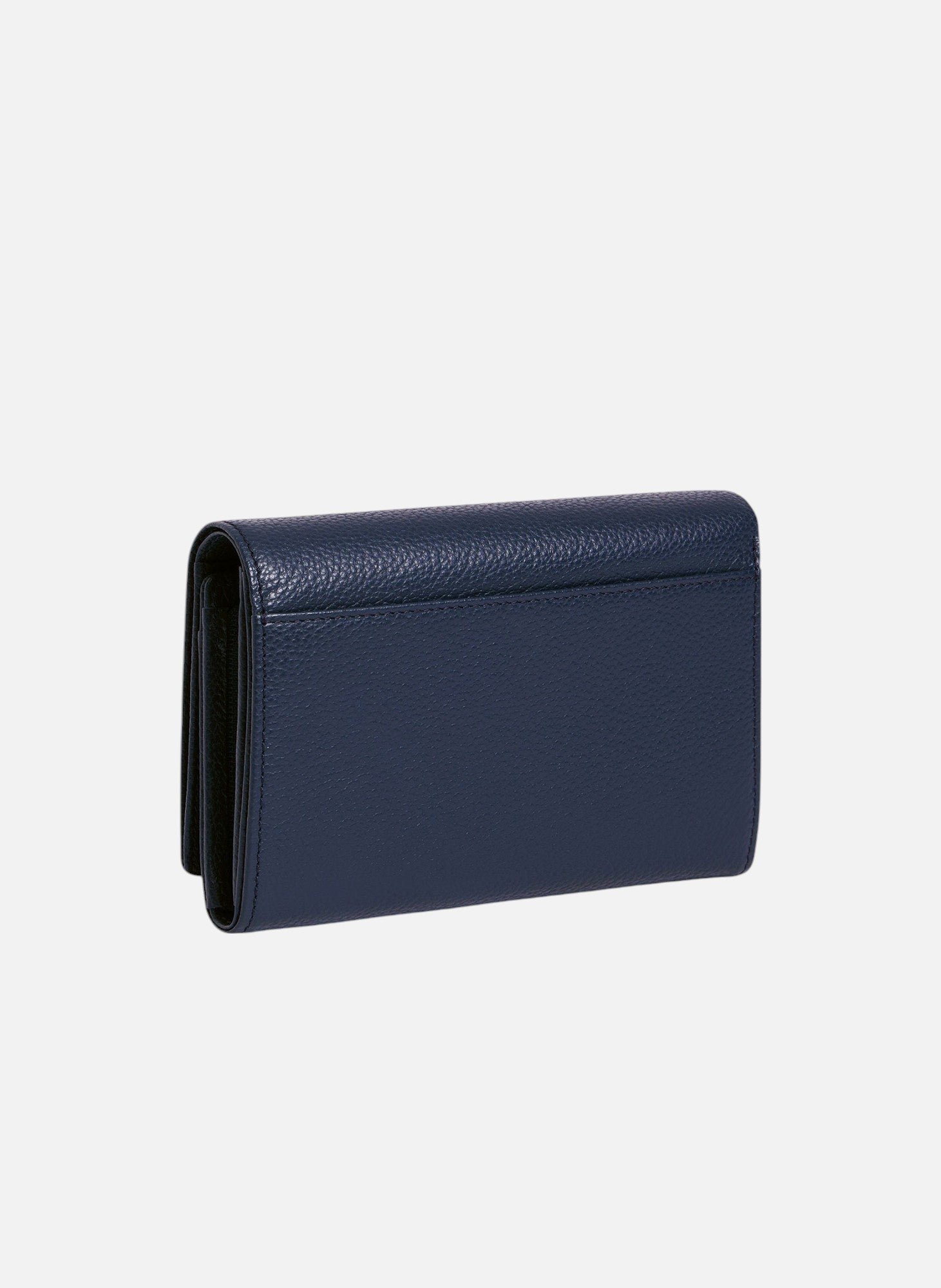 Portefeuille emilie en cuir grainé LE TANNEUR Bleu