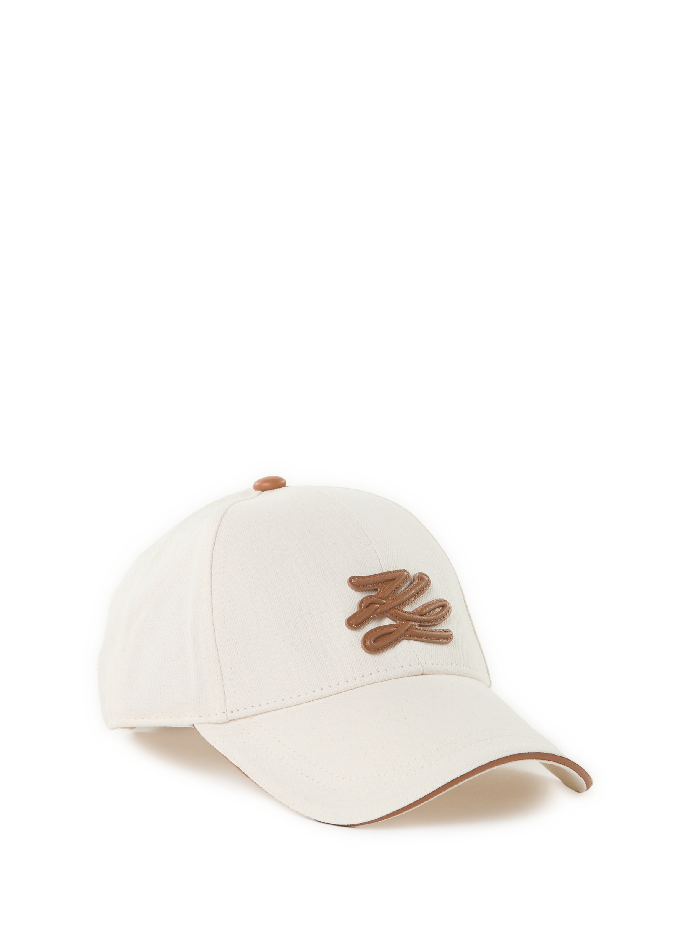 Casquette en coton KARL LAGERFELD Beige