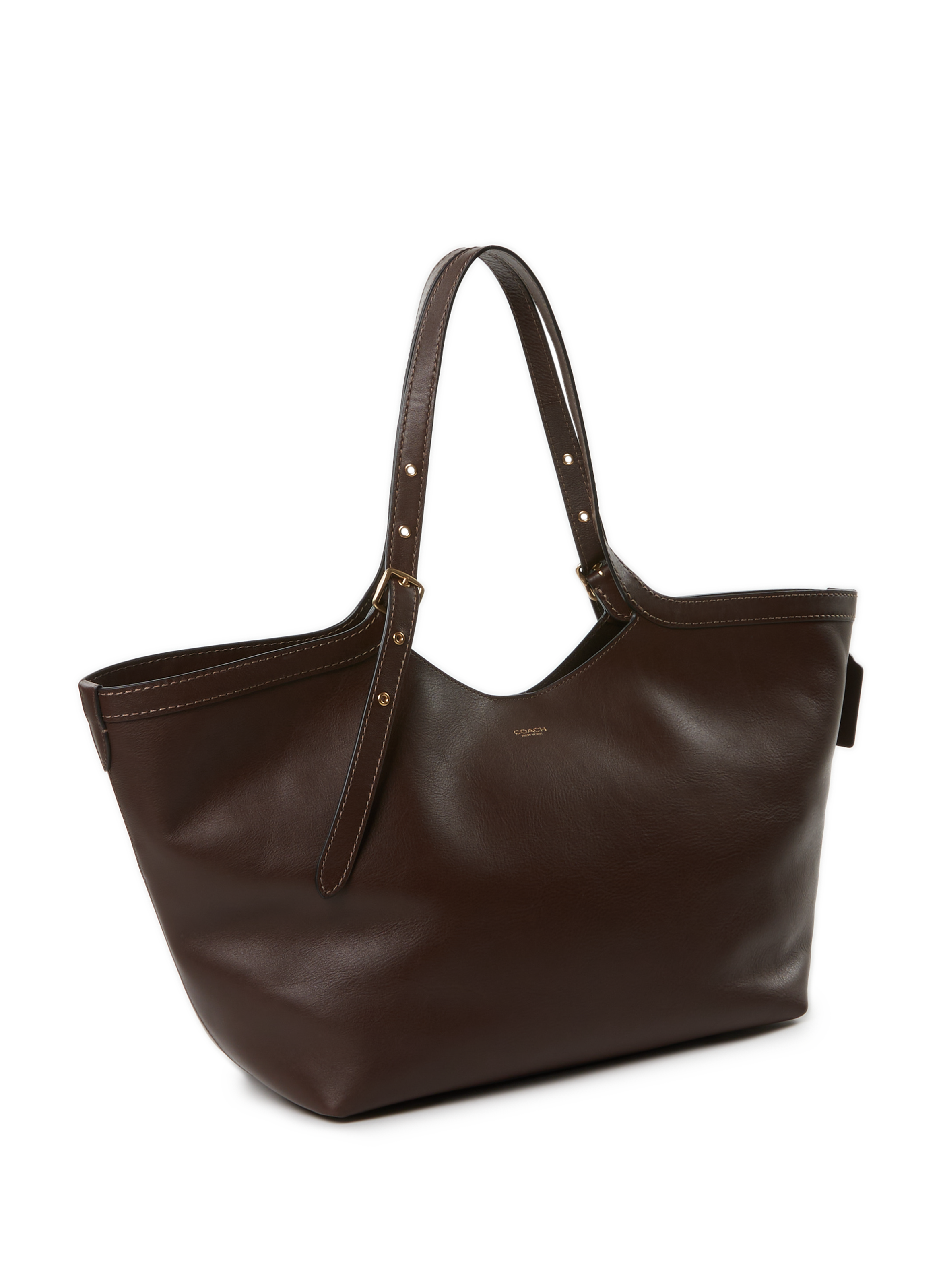 Sac à main en cuir Gramercy COACH Marron