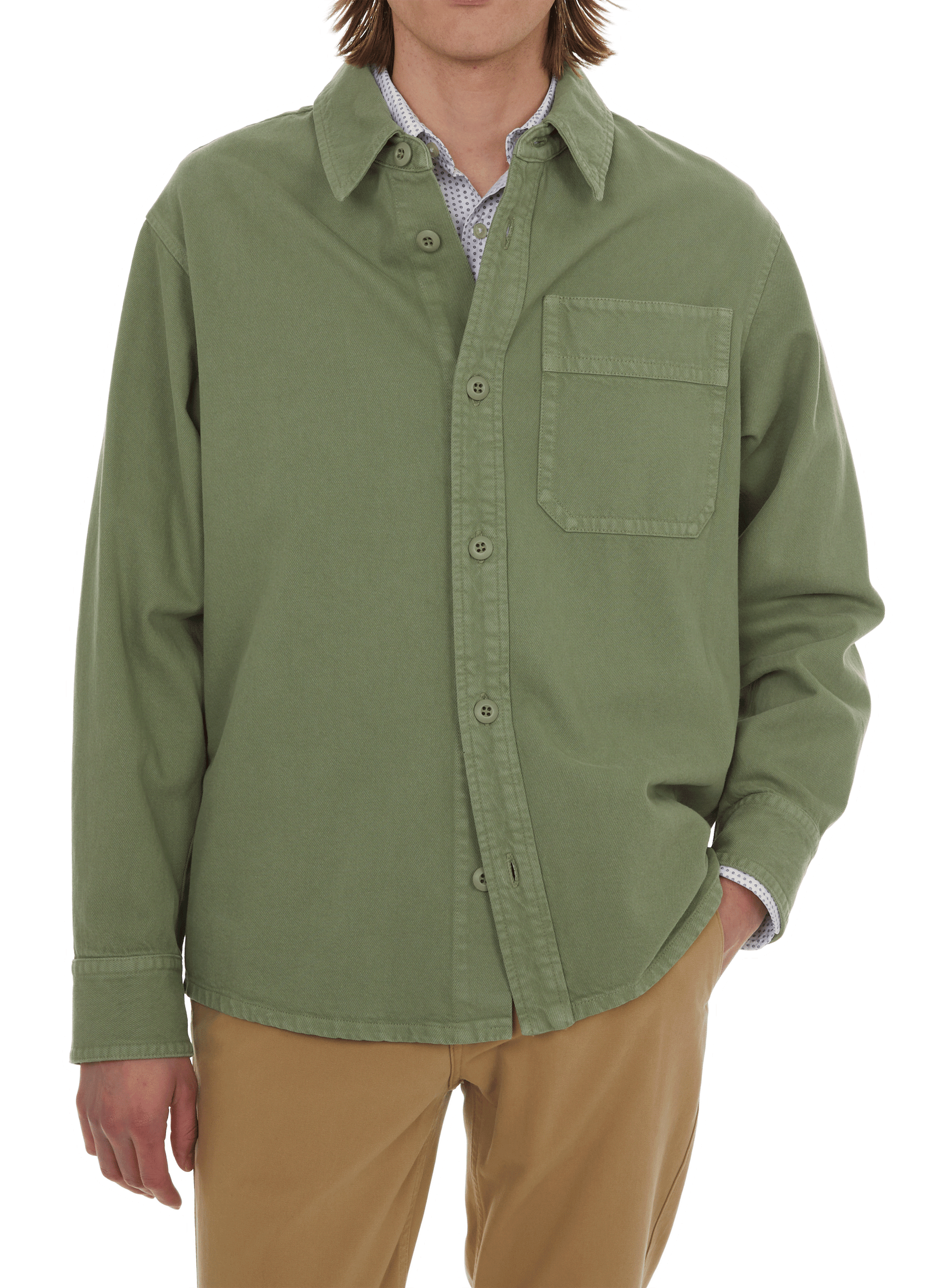 A.P.C. Veste chemise Vert