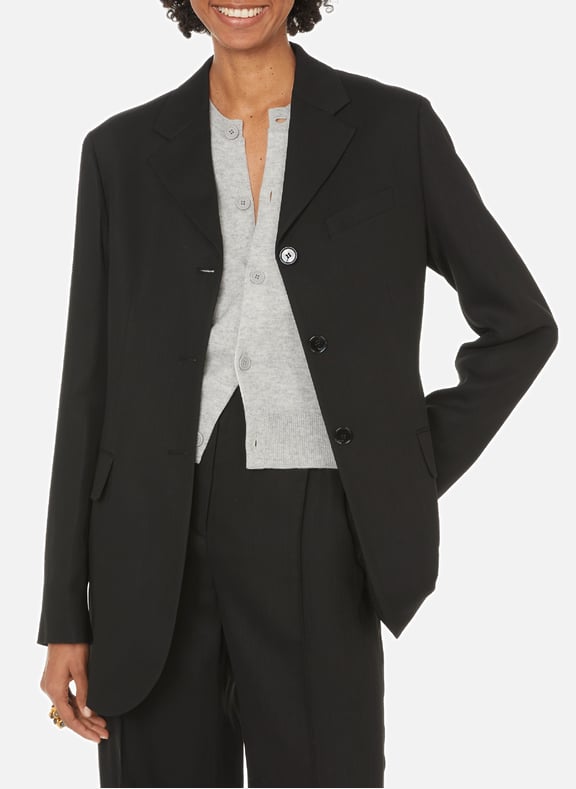 Wool-blend blazer Black by ACNE STUDIOS ACNE STUDIOS Wool-blend blazer Black