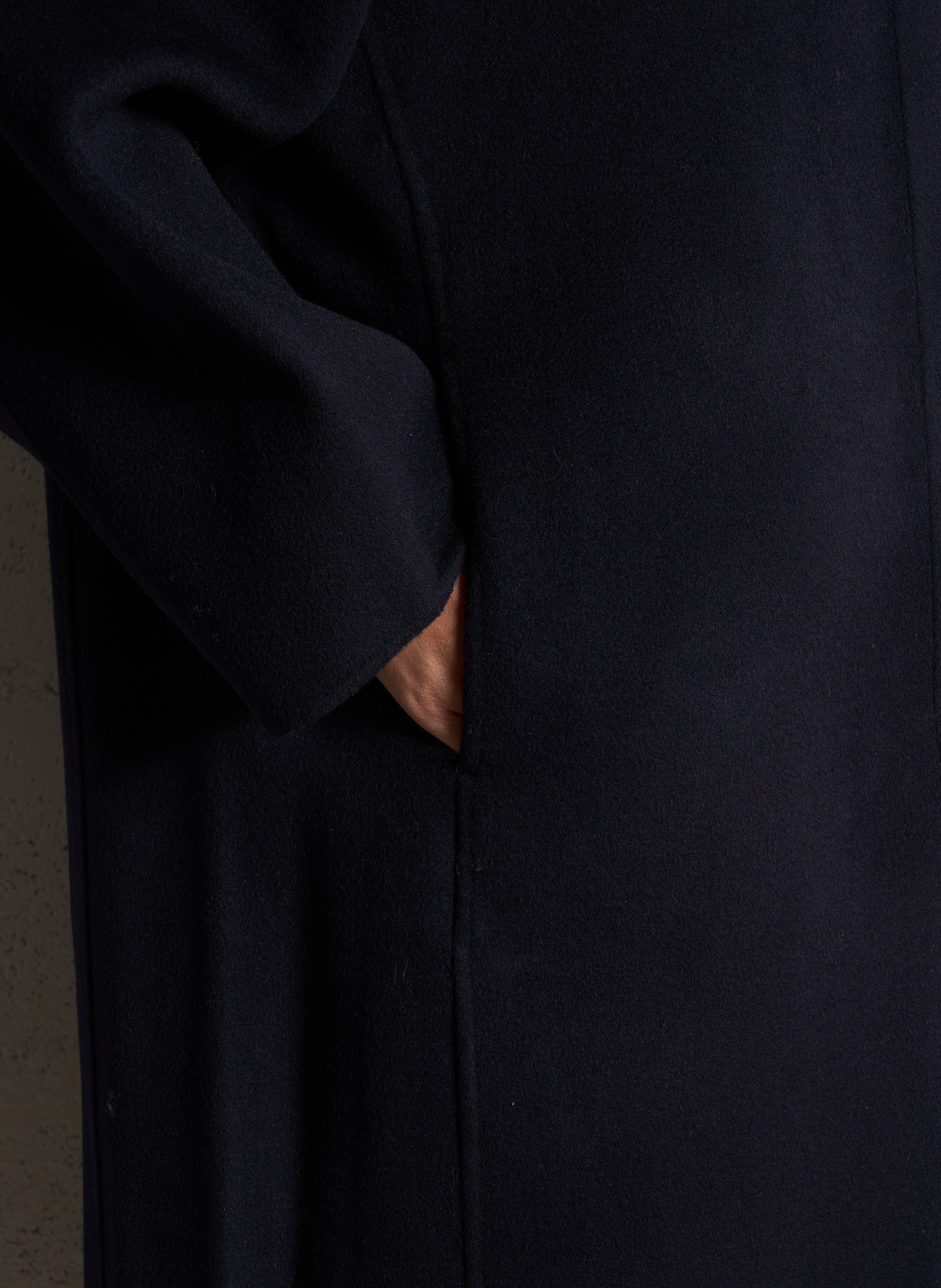 Manteau oversize en laine mélangée finn SOEUR Bleu