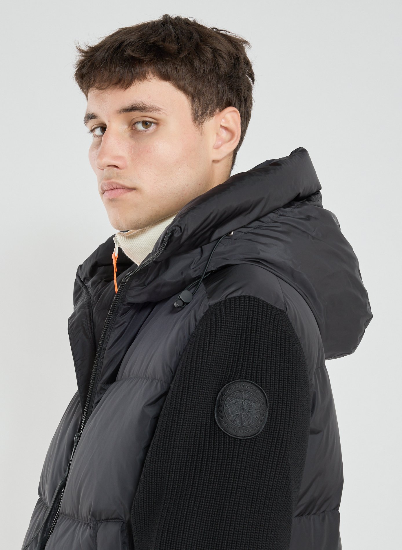 Sweat zippé à capuche CANADA GOOSE Noir