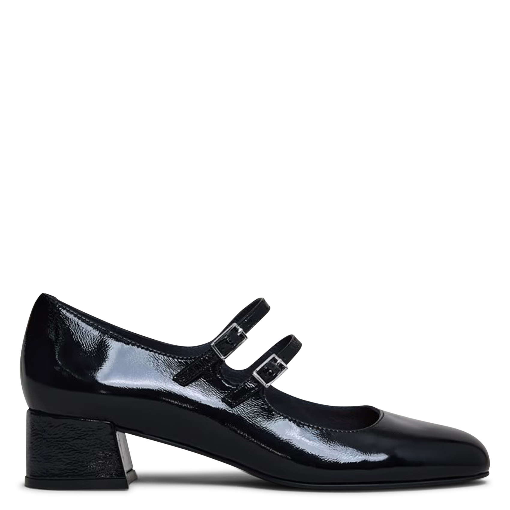 JONAK Babies en cuir verni duny Noir