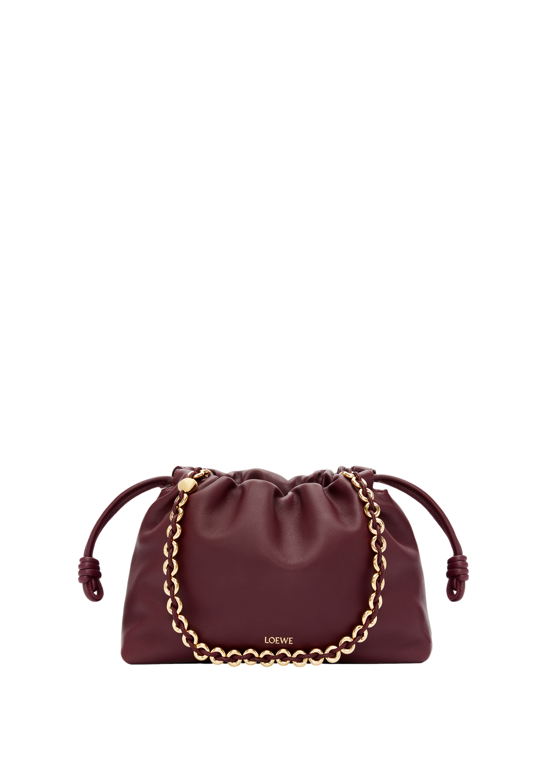 Flamenco Medium Leather Purse LOEWE Red