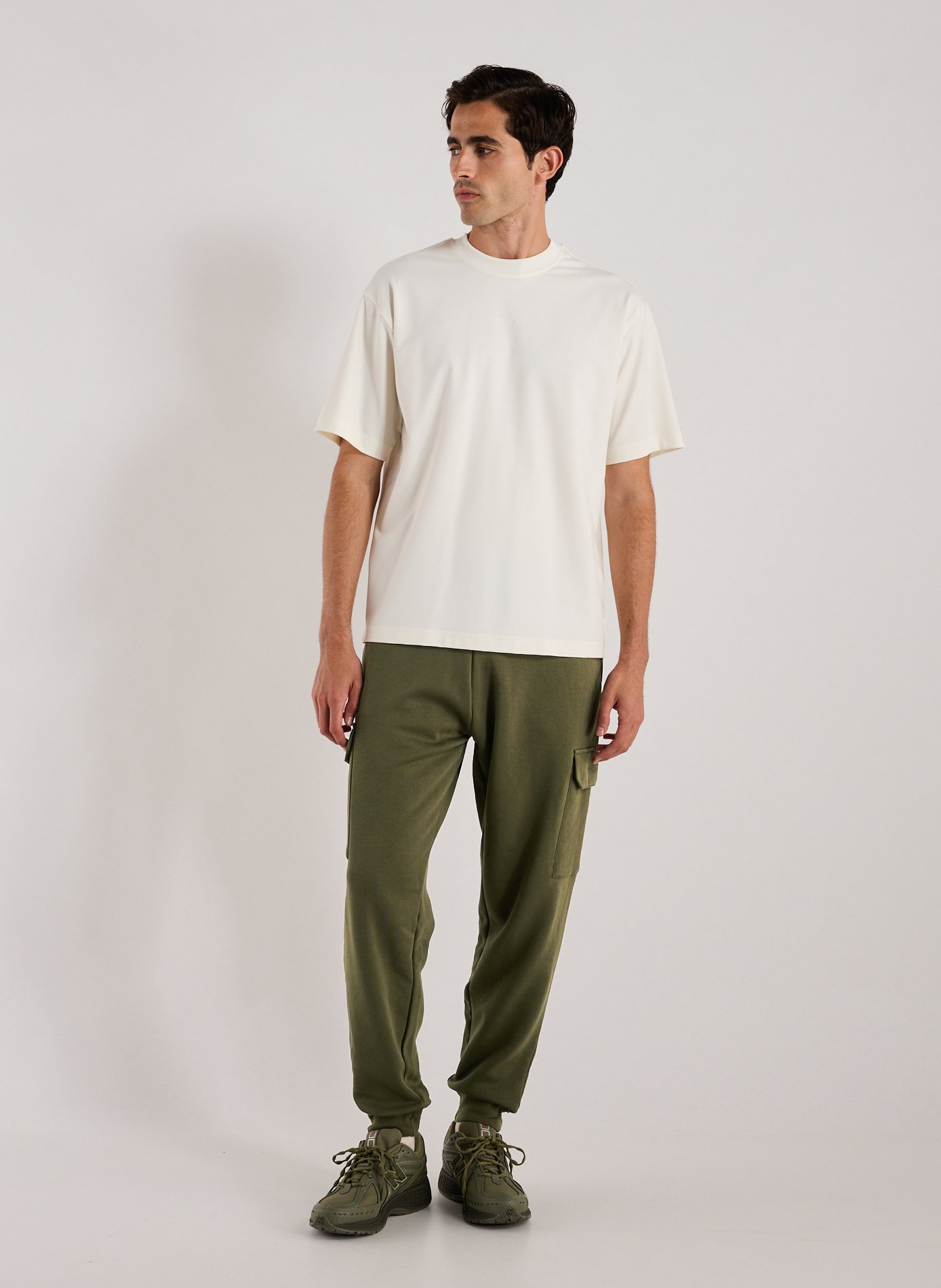 Cotton-blend joggers GERTRUDE ET GASTON Khaki