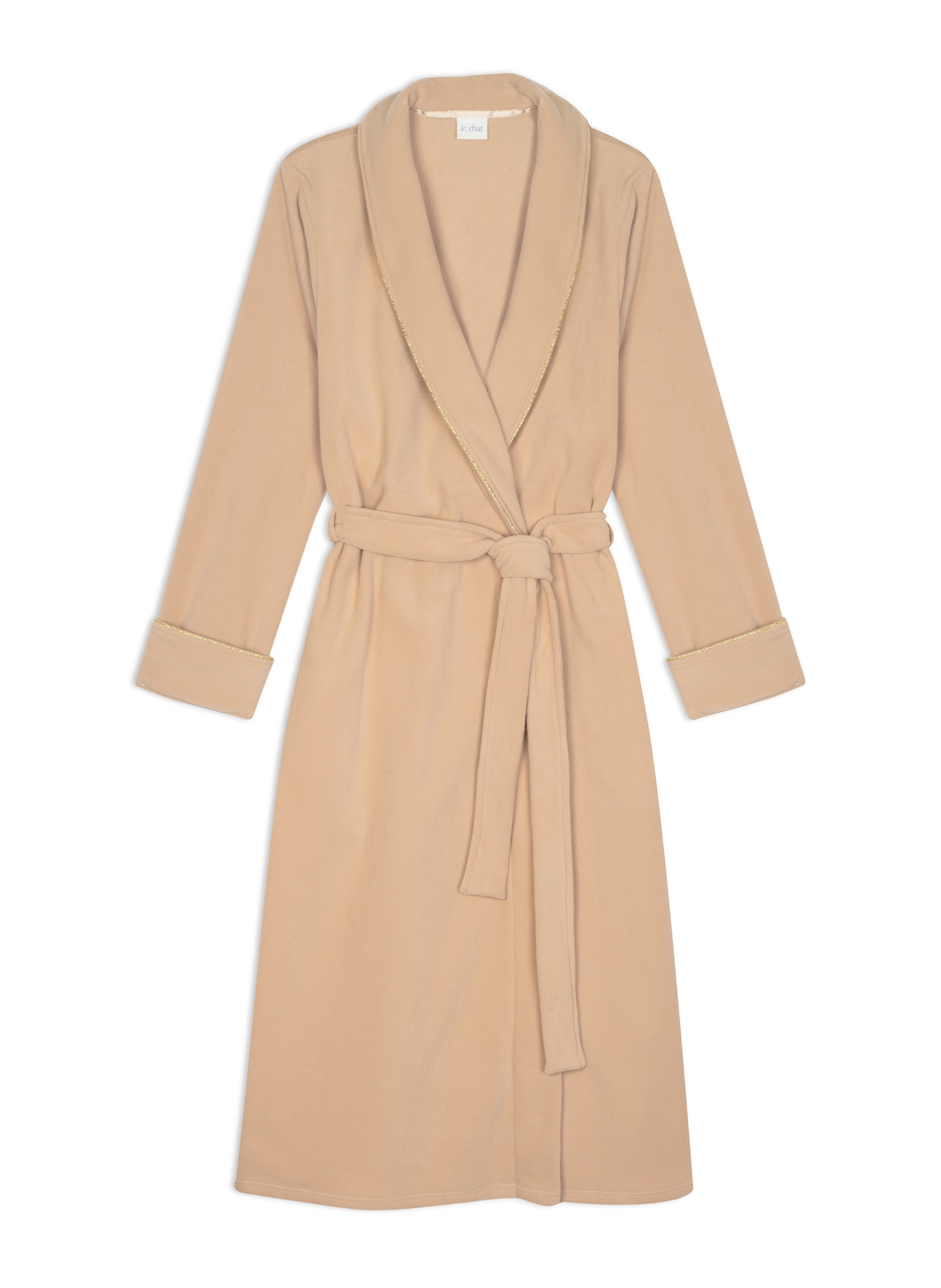 Peignoir en micropolaire linette 160 LE CHAT Marron