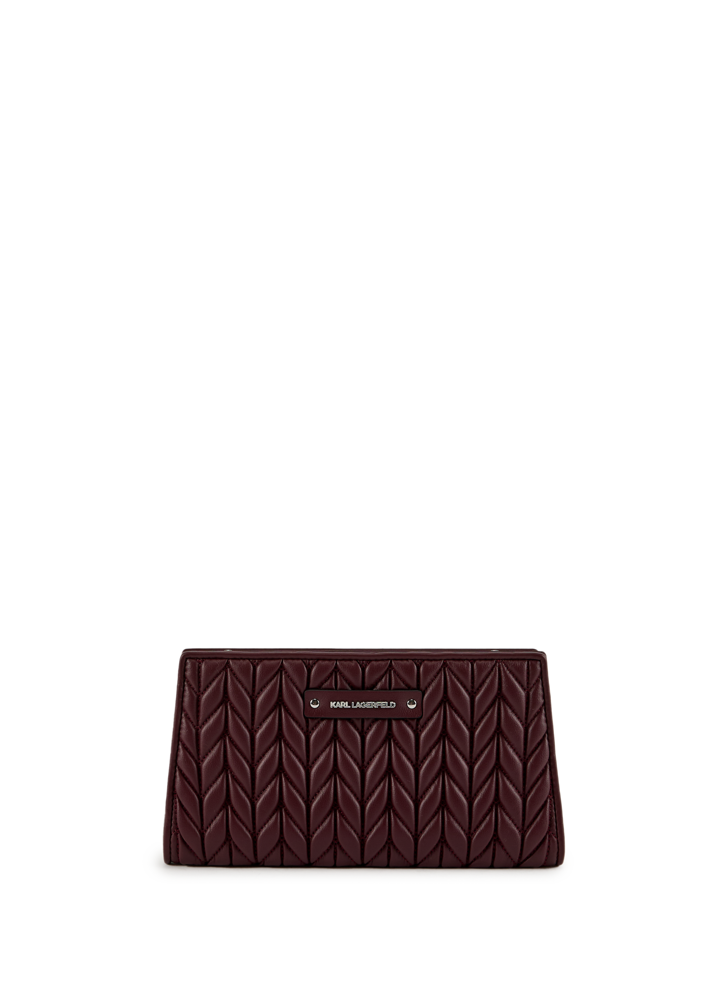 KARL LAGERFELD Portefeuille matelassée Rouge