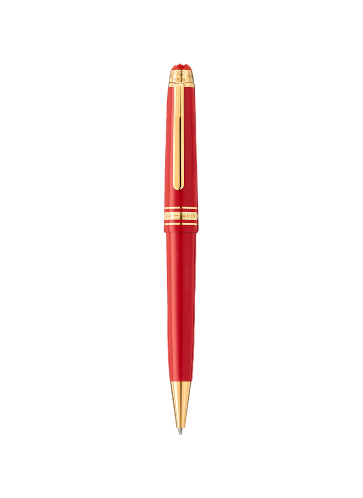 Precious lacquer ballpoint pen MONTBLANC Red