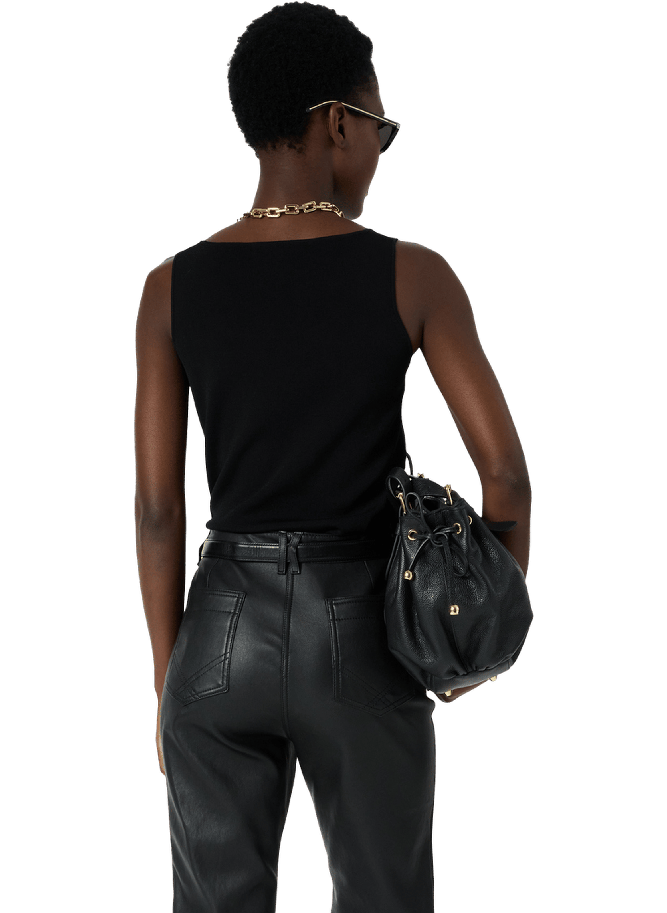 Top en microfibre - lucina GERARD DAREL Noir