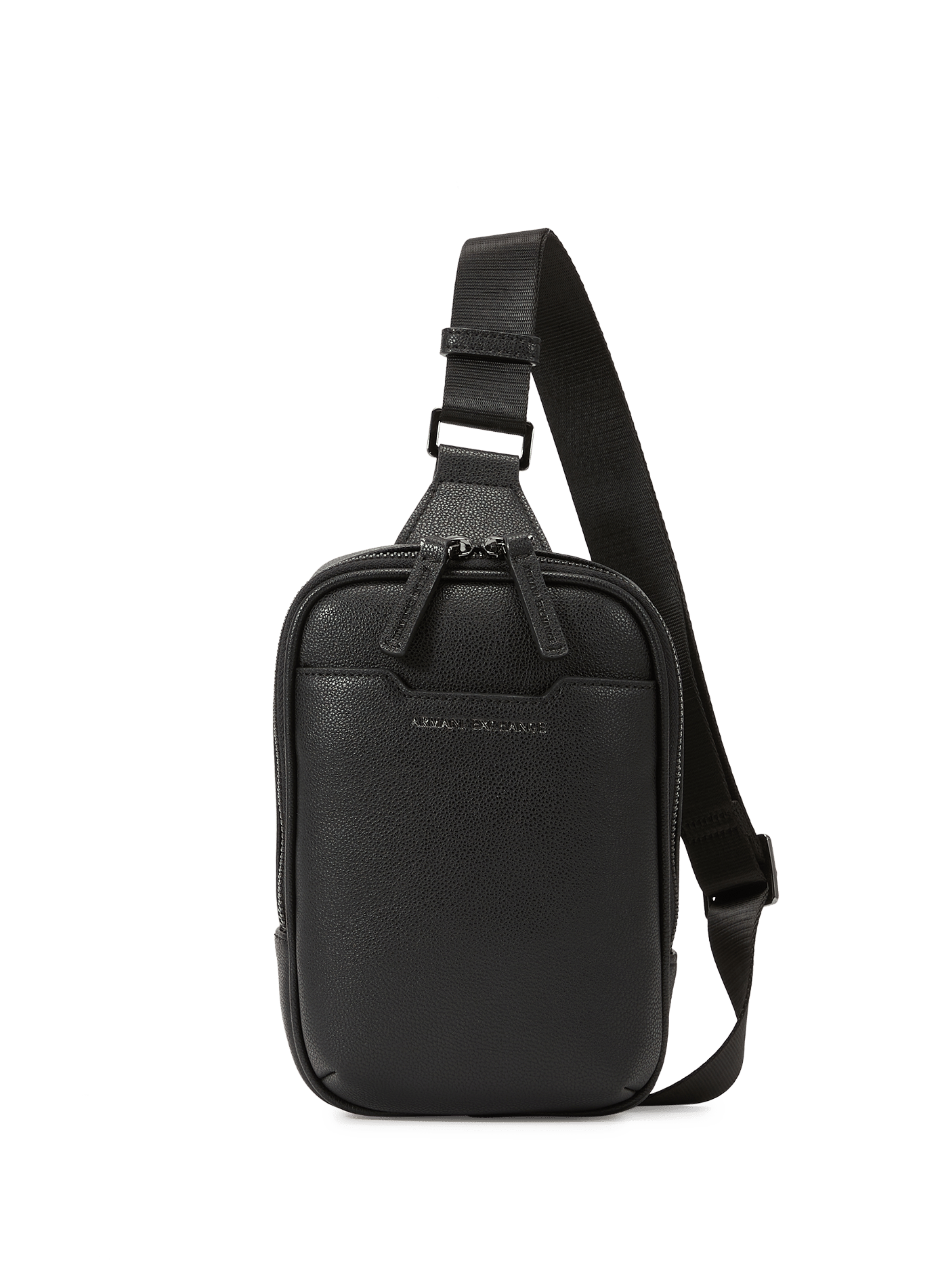 Sac à bandoulière effet grainé ARMANI EXCHANGE Noir