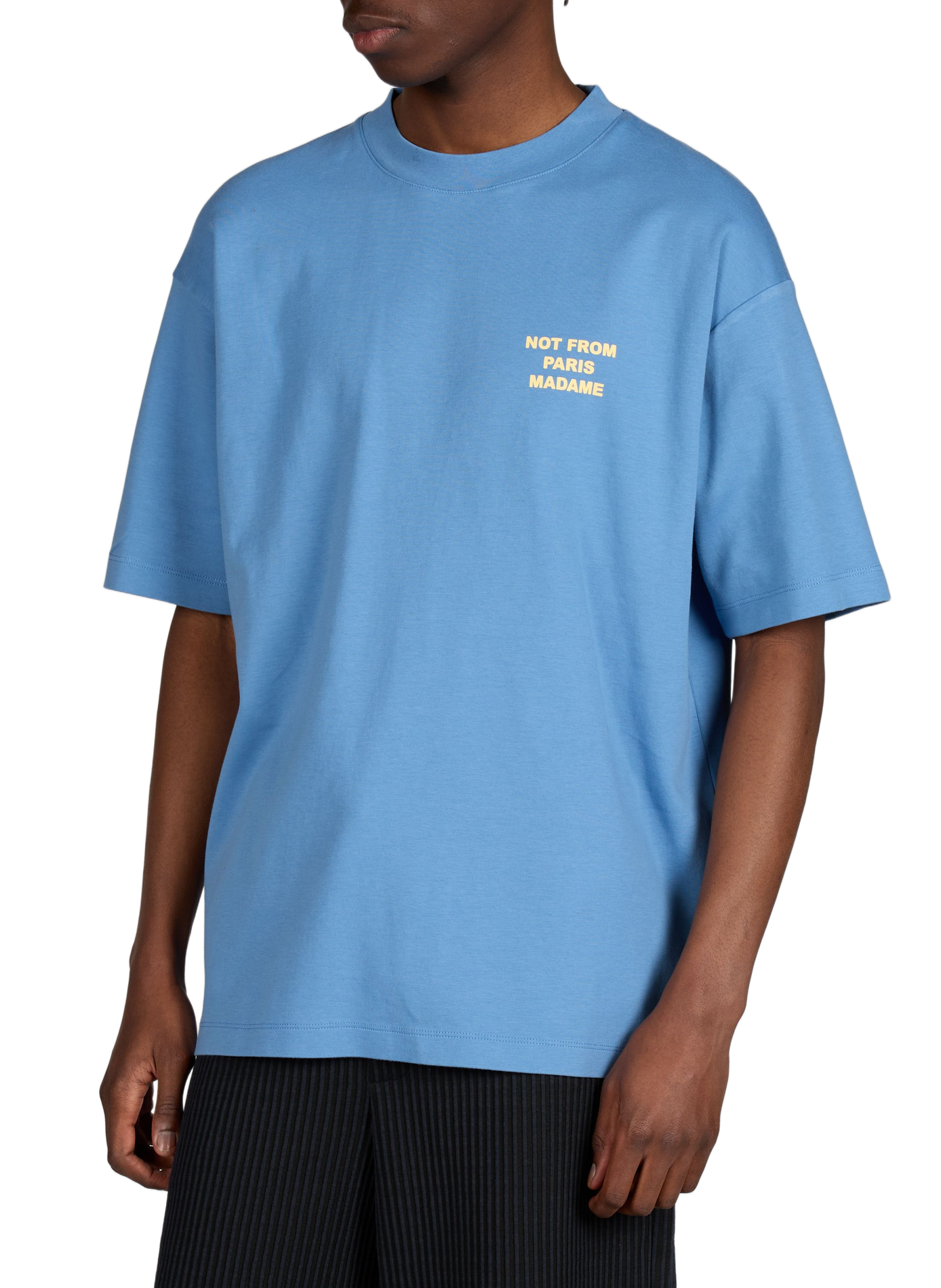 T-shirt en coton DROLE DE MONSIEUR Bleu