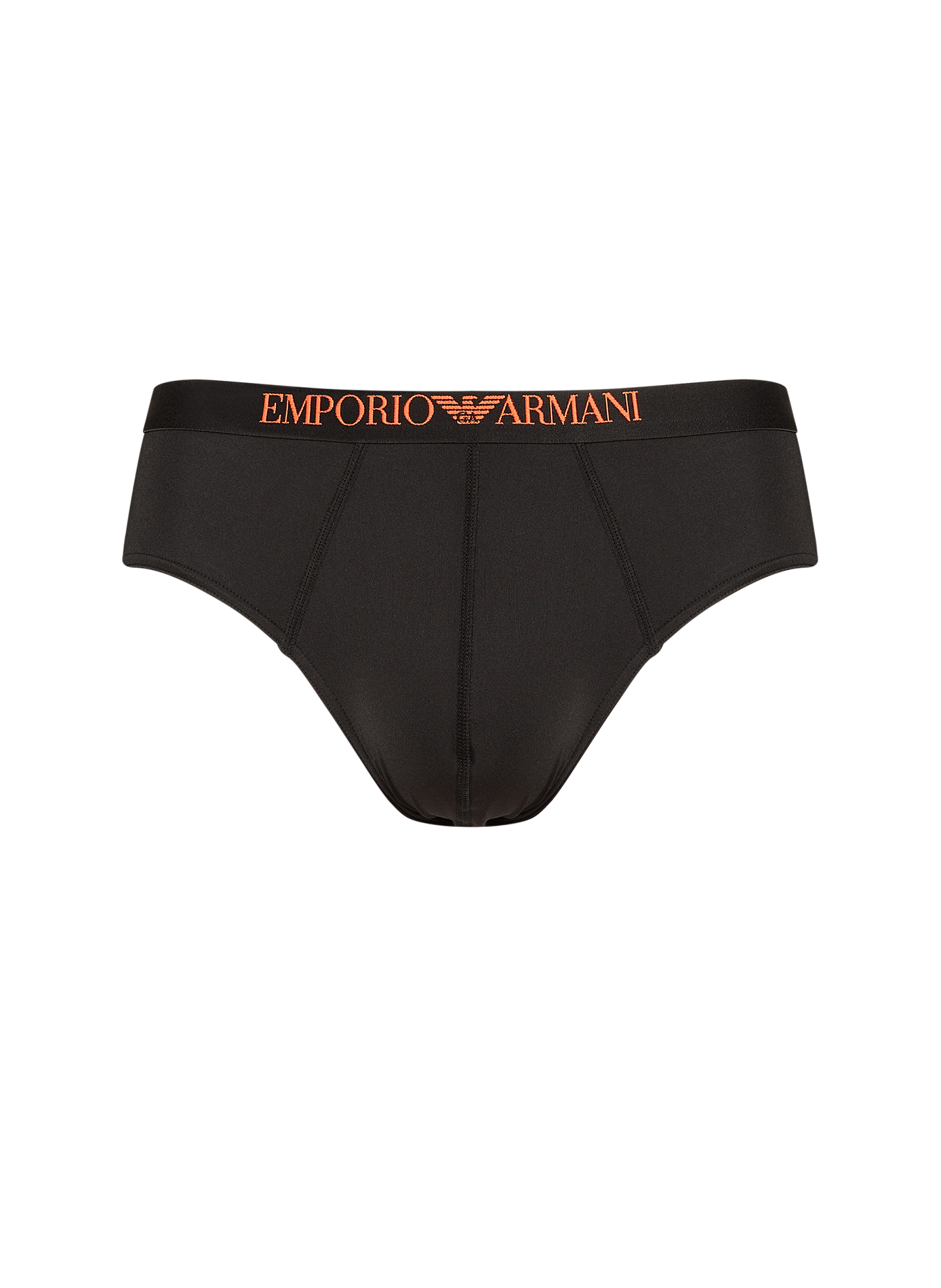 Plain polyamide briefs EMPORIO ARMANI Black