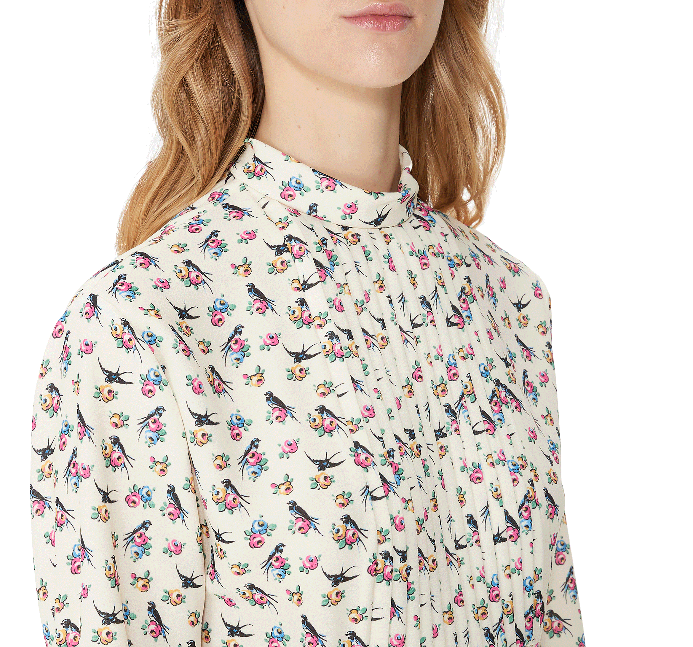 Satin Midi dress PRADA Beige