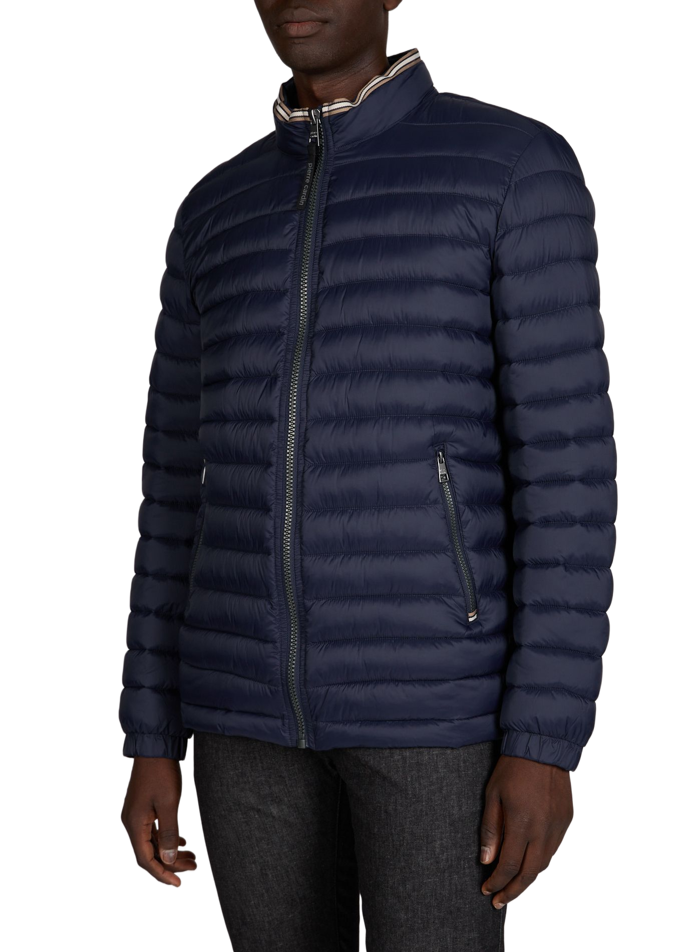 Piumino con collo a contrasto PIERRE CARDIN Blu