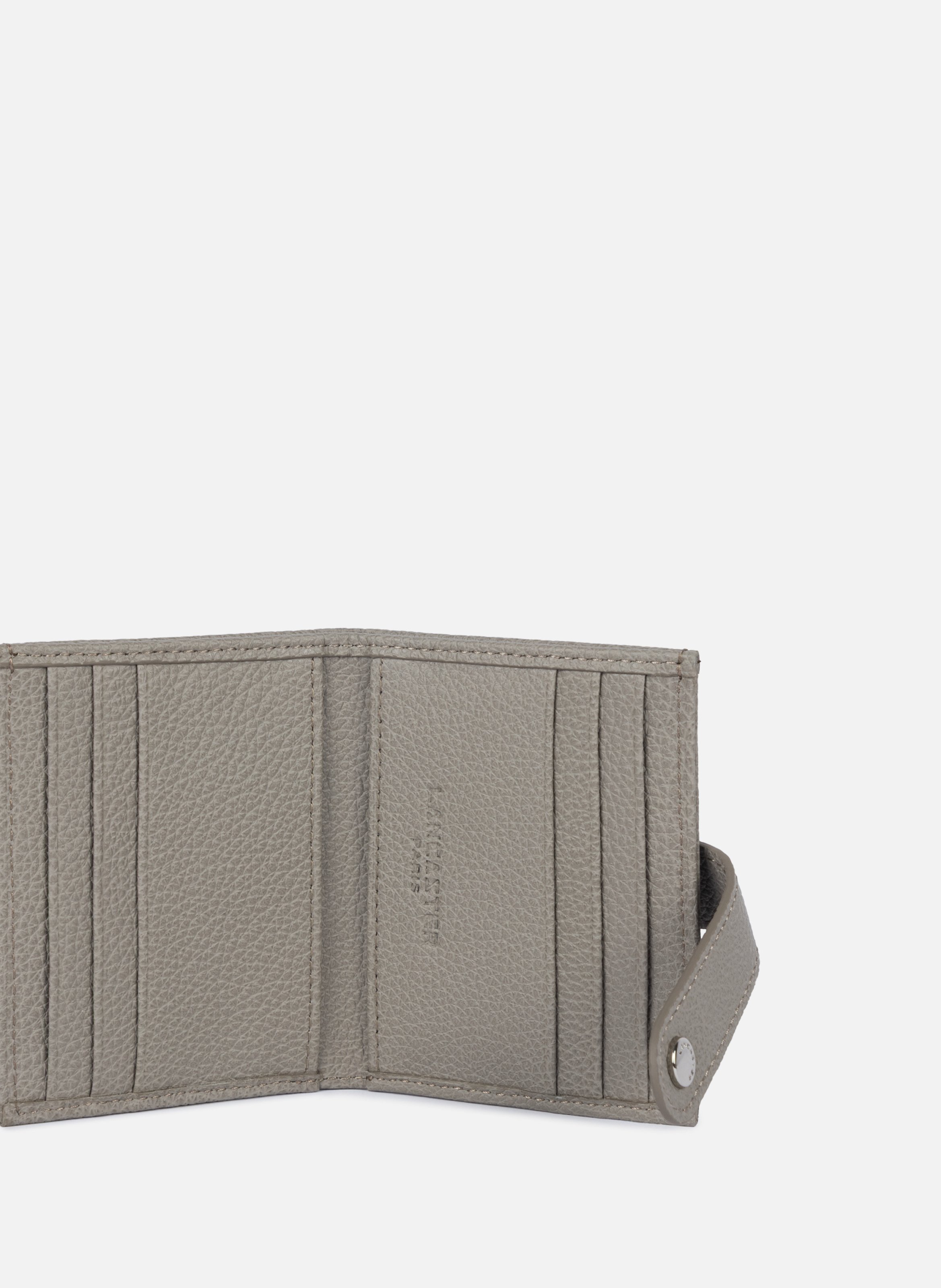 Porte-cartes - foulonné pm LANCASTER Gris