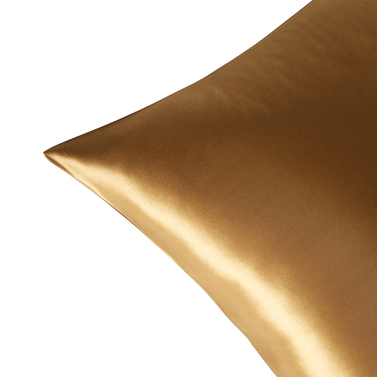 Taie d'oreiller en soie, silksham BOSS HOME Marron