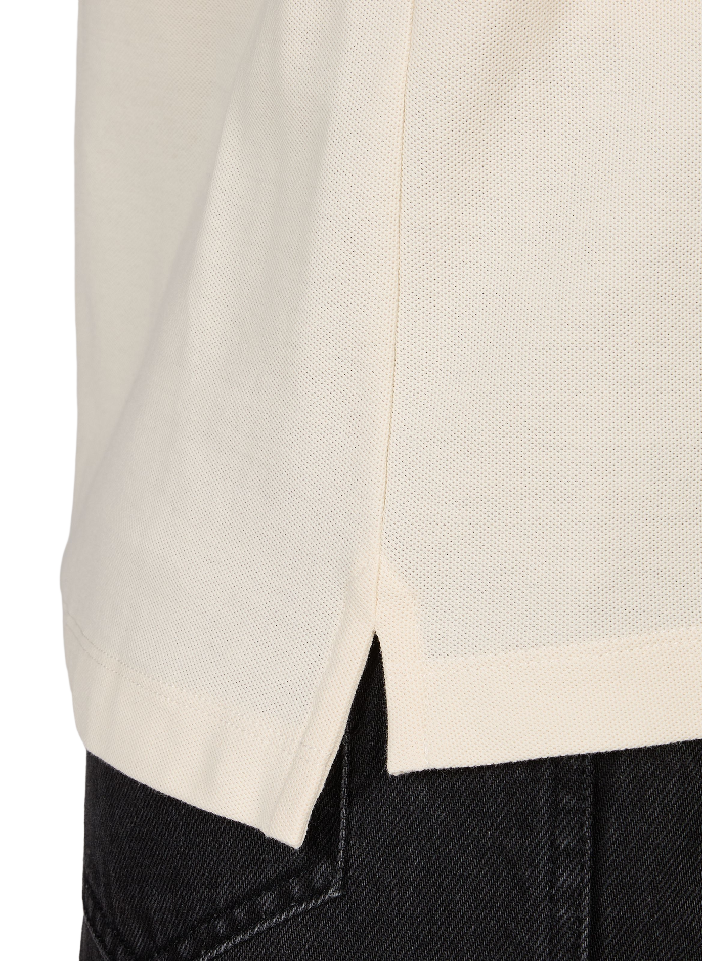Baumwollpolo MONCLER Weiss
