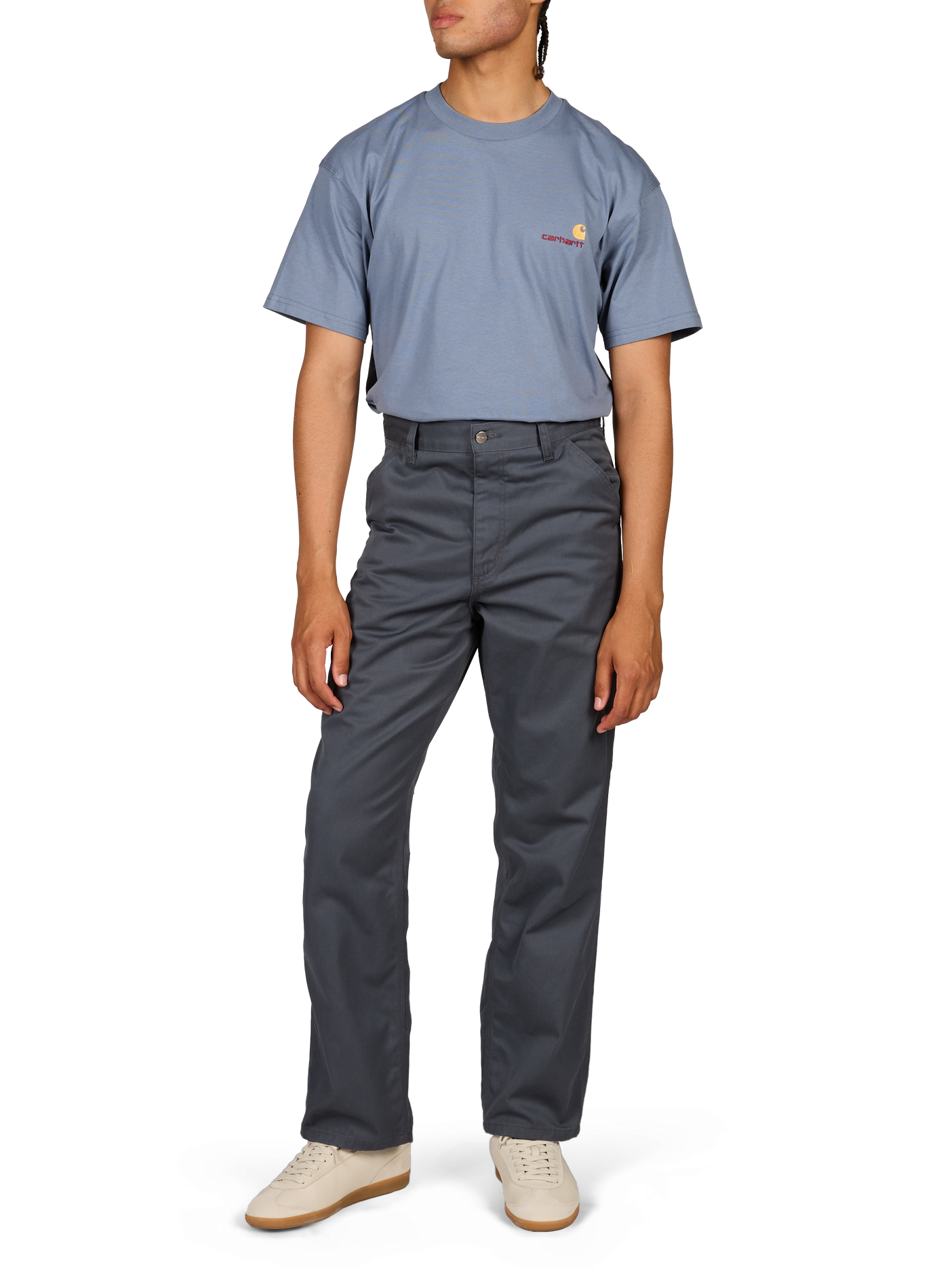 Pantalon droit taille basse  CARHARTT WIP Gris