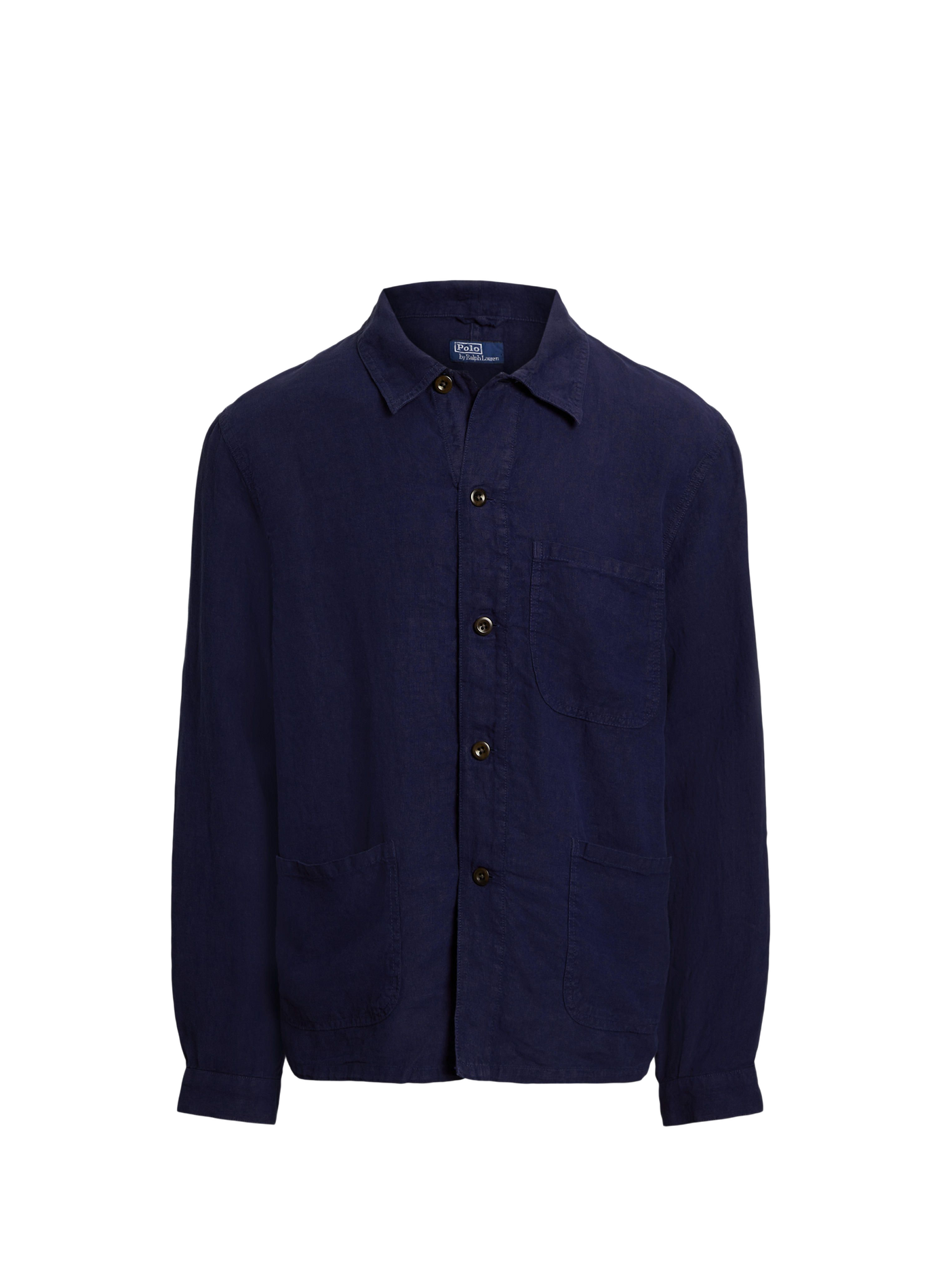 Blouson col classique en lin  Newport navy