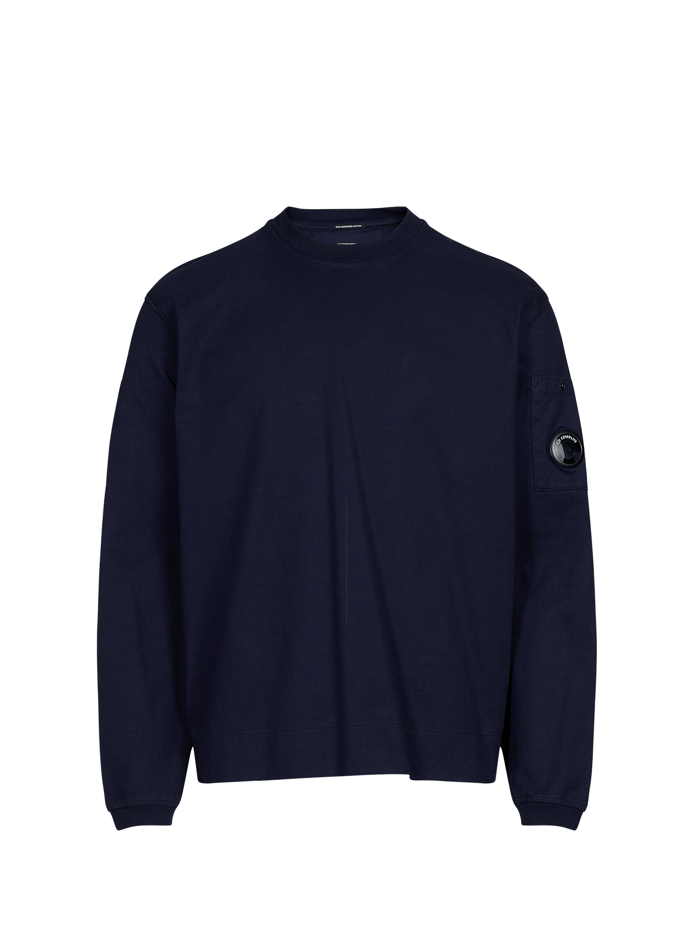 T-shirt manches longues en coton CP COMPANY Bleu