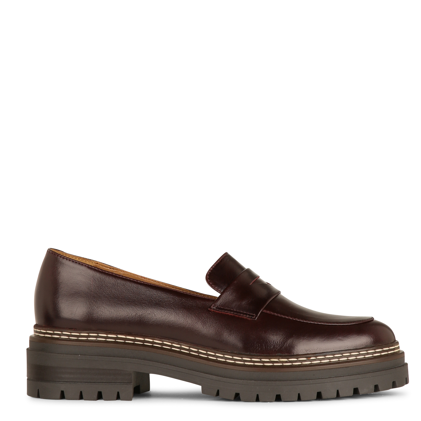 Leren mocassins Amalia BOBBIES Paars