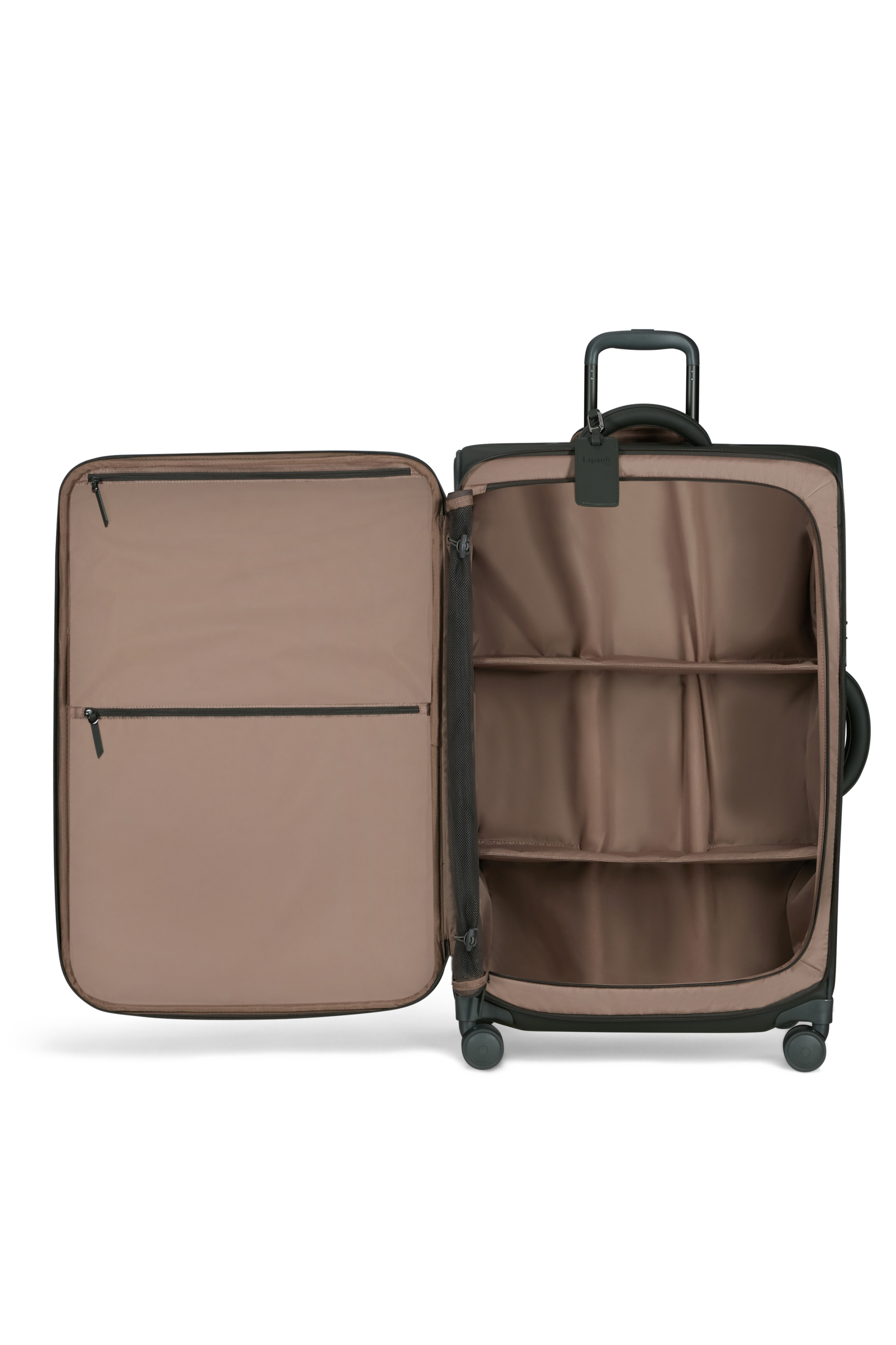 Lost in berlin valise 4 roues taille xl LIPAULT PARIS Kaki