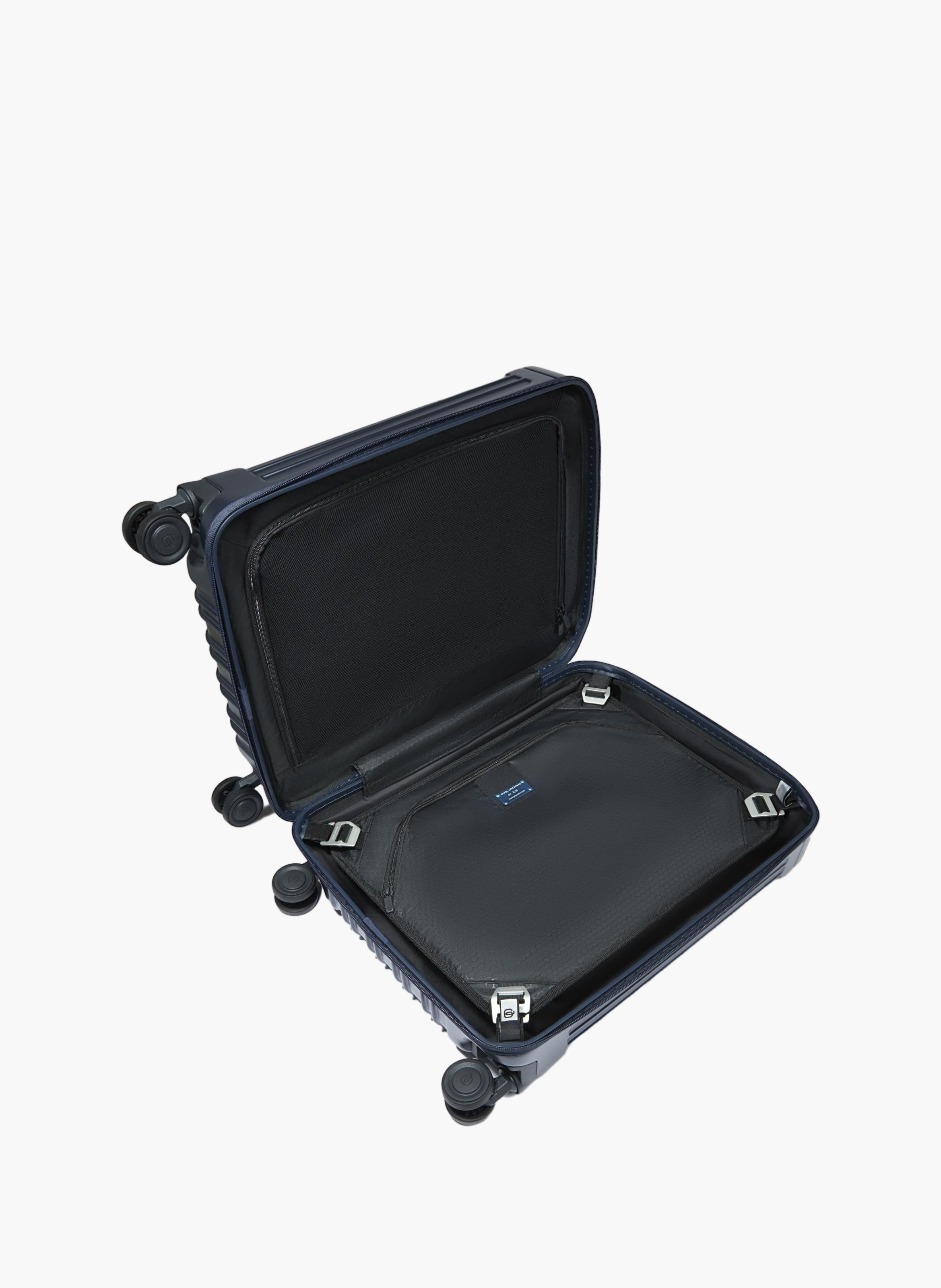 Valise cabine à 4 roues PIQUADRO Bleu