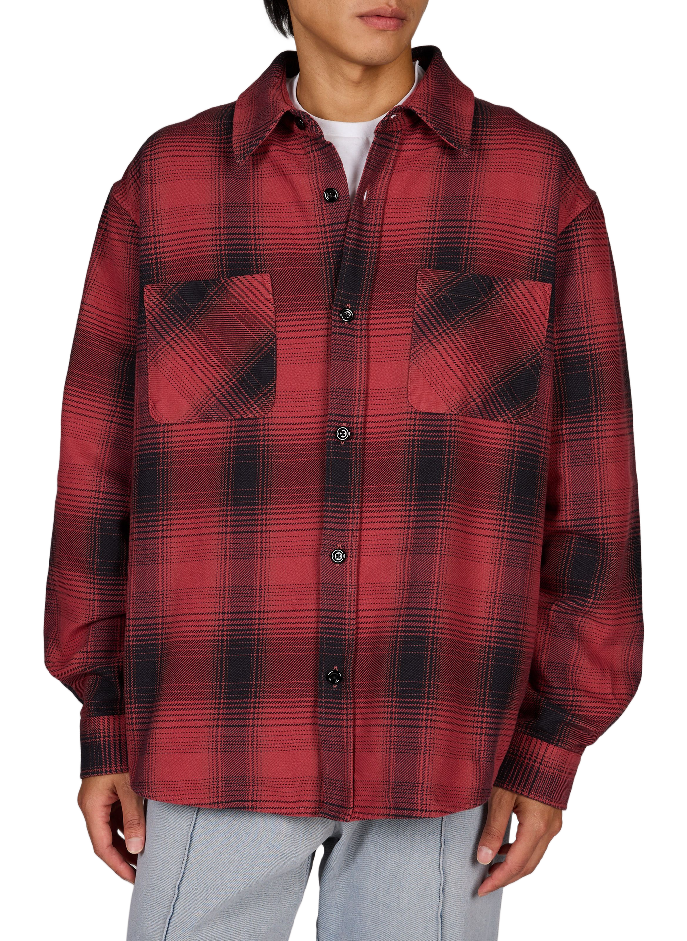 Straight shirt with patterns OUR LEGACY Red