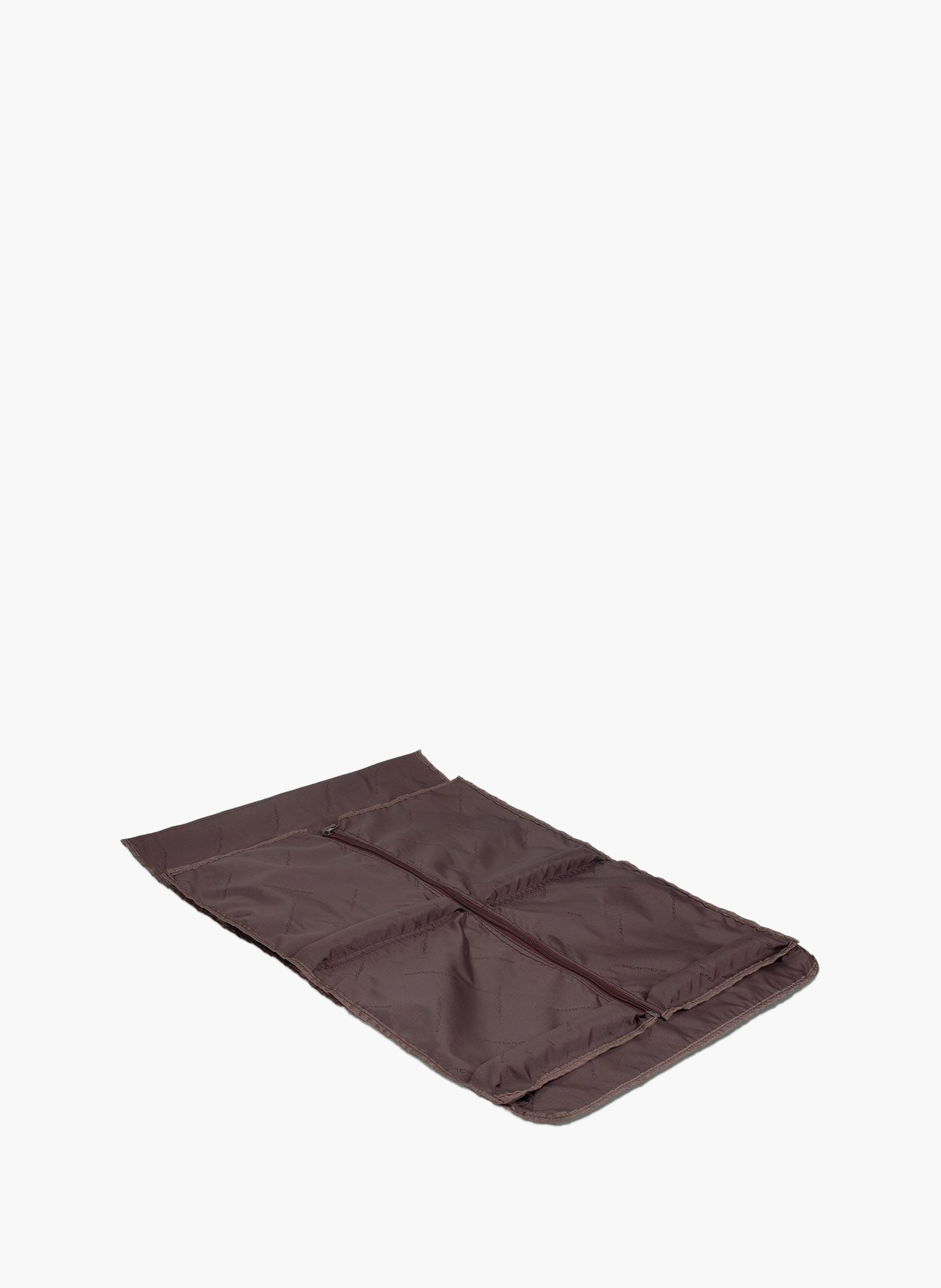 Valise à roulettes cabine avec coque à vêtements PIQUADRO Marron