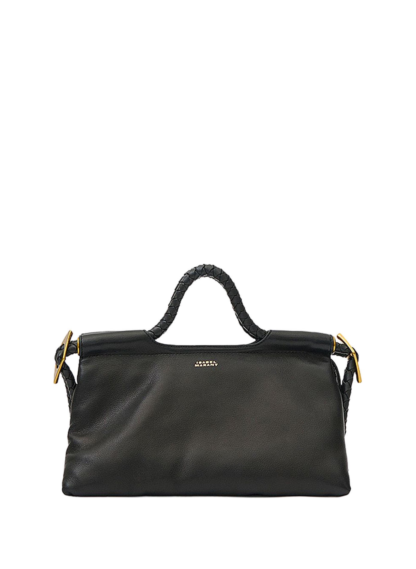 PIPA M Tasche mit geflochtenen Lederhenkeln ISABEL MARANT Schwarz