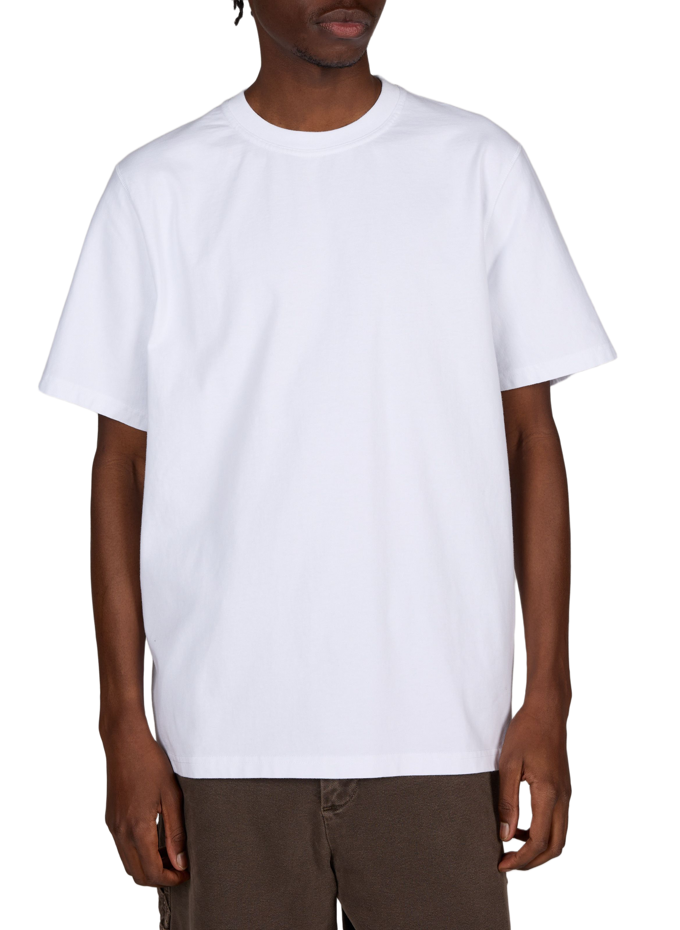 T-shirt droit col rond imprimé en coton ARTE ANTWERP Blanc