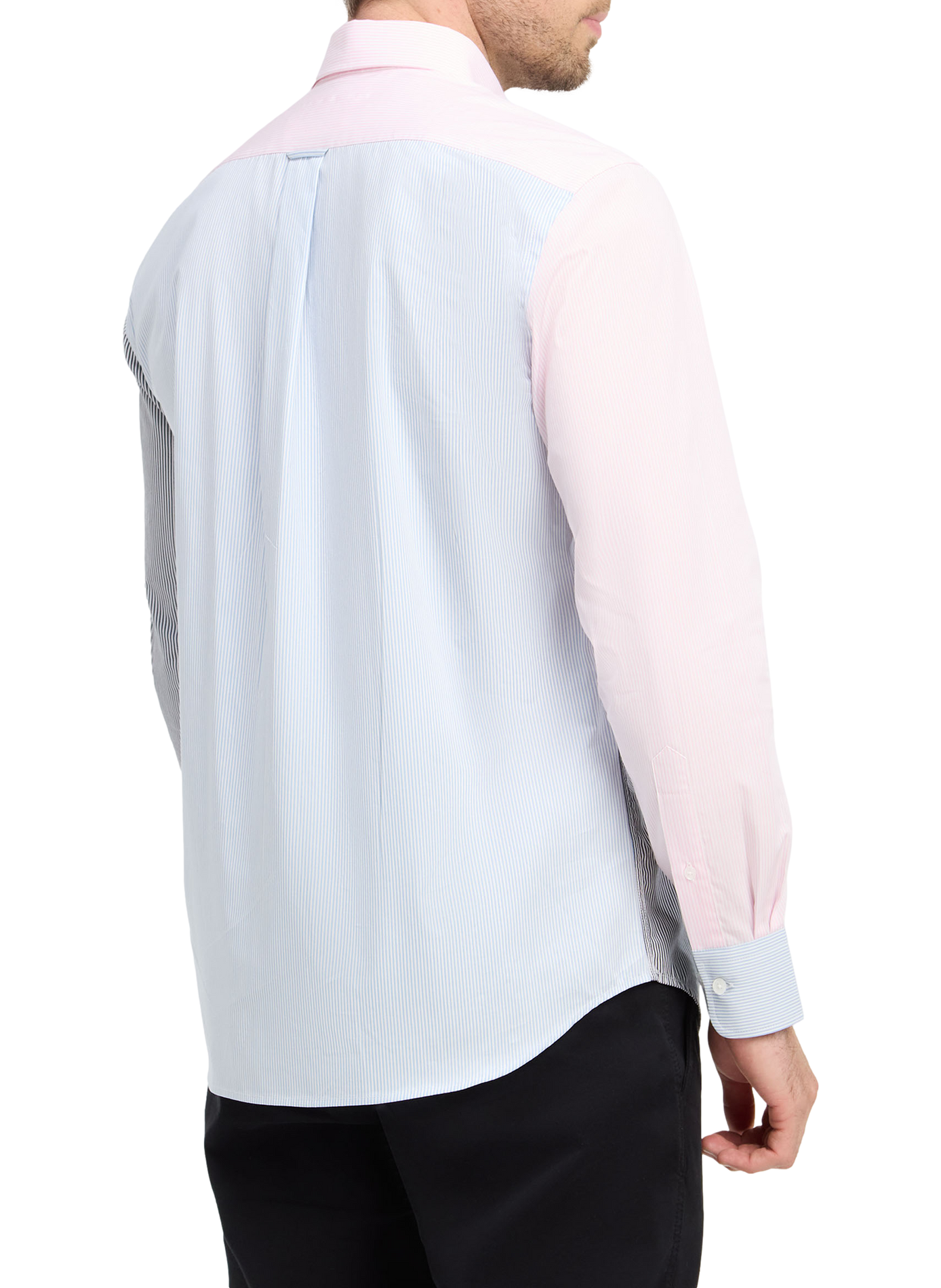 Chemise droite en coton à rayures EDEN PARK Blau