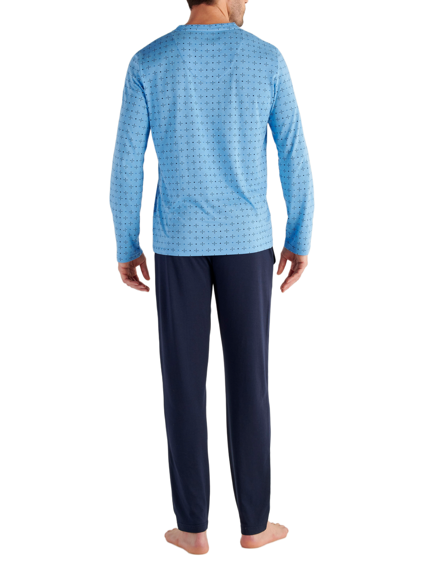 Cotton-blend pyjama set HOM Blue