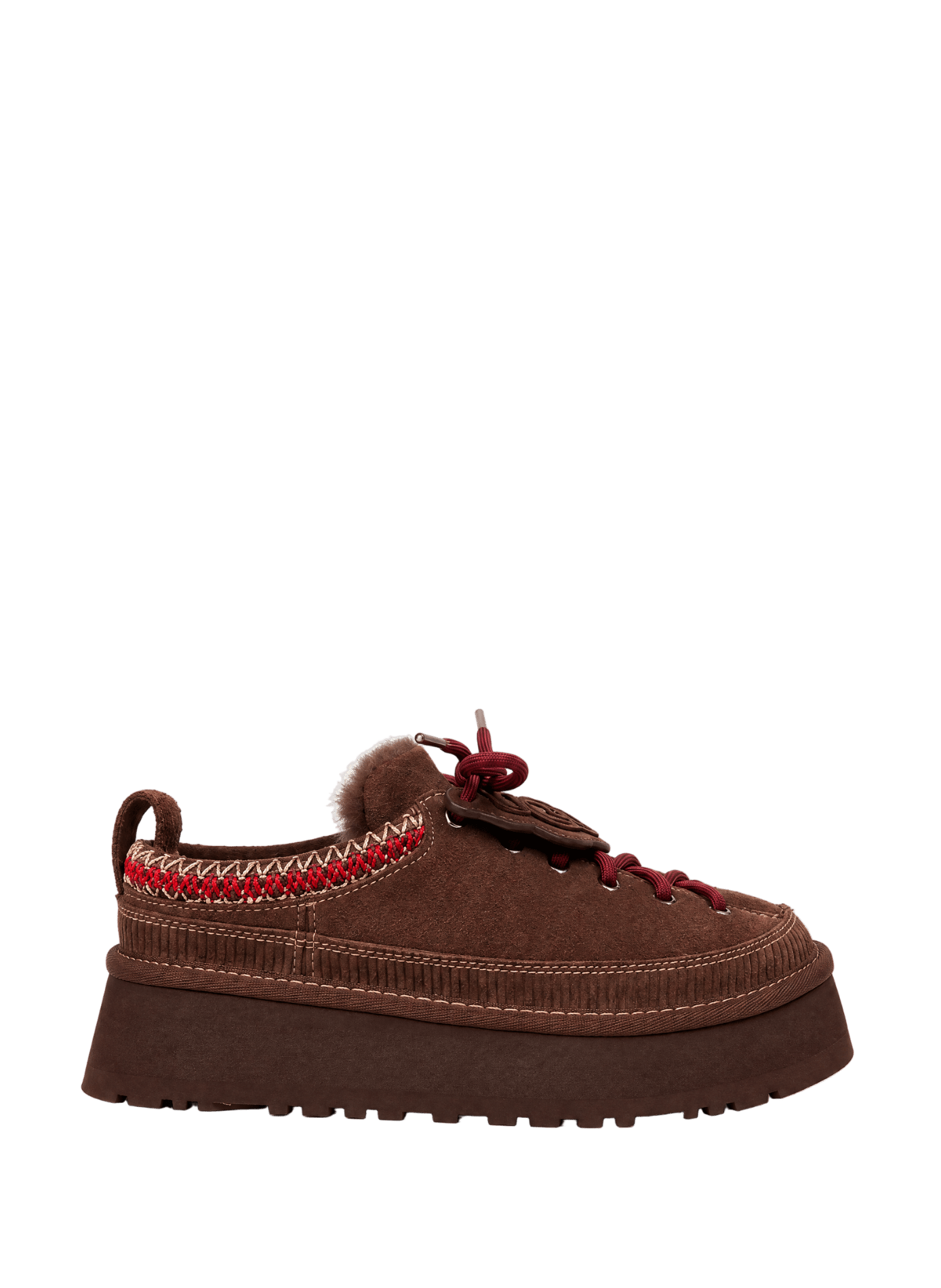Mules à lacets en cuir  UGG Marron