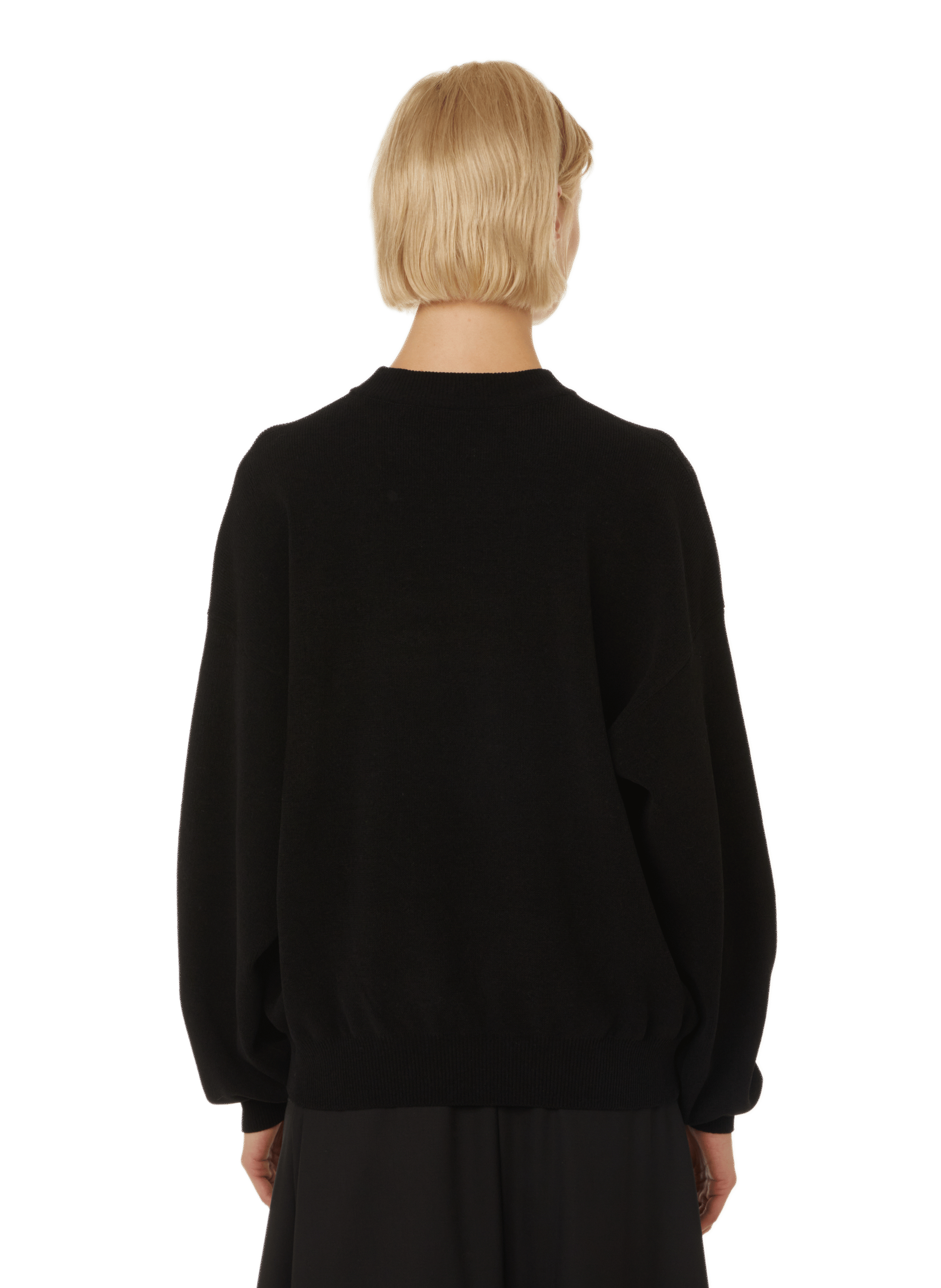 Pull logotypé ALEXANDER WANG Noir