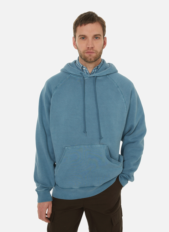 CARHARTT WIP Cotton hoodie Blue