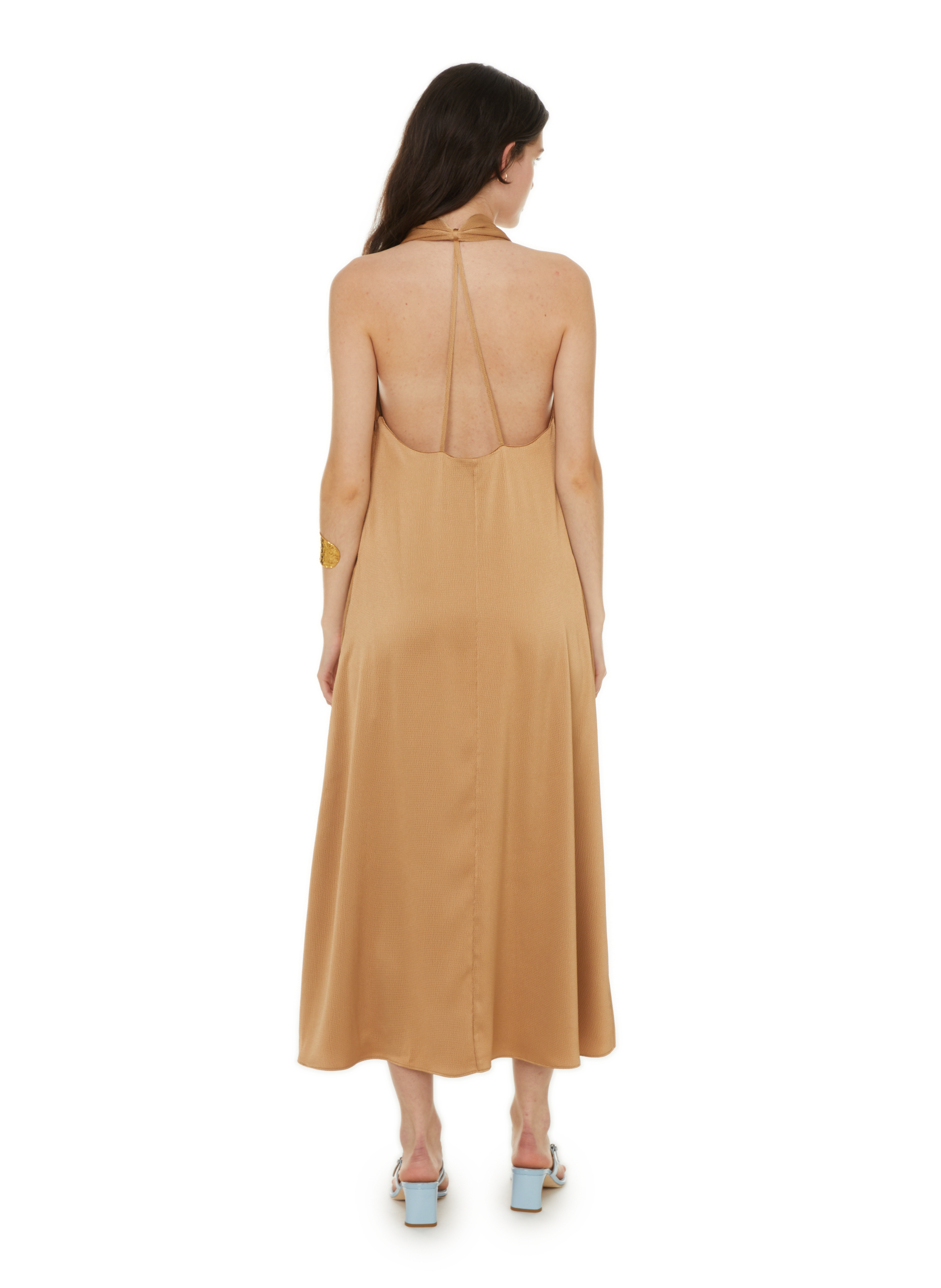 Robe longue Sacille SAMSOE SAMSOE Beige