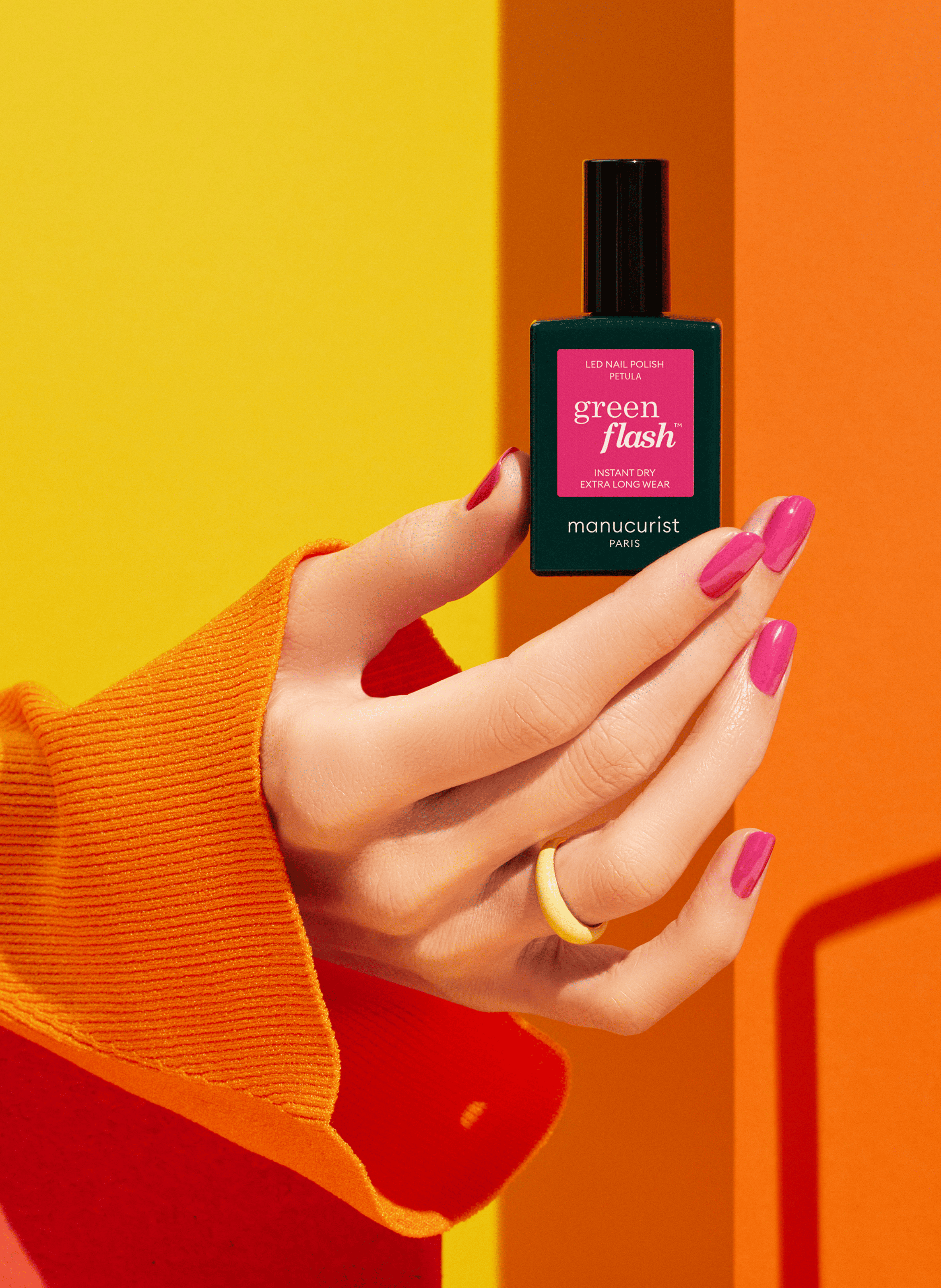 Green Flash Nail Polish MANUCURIST Petula