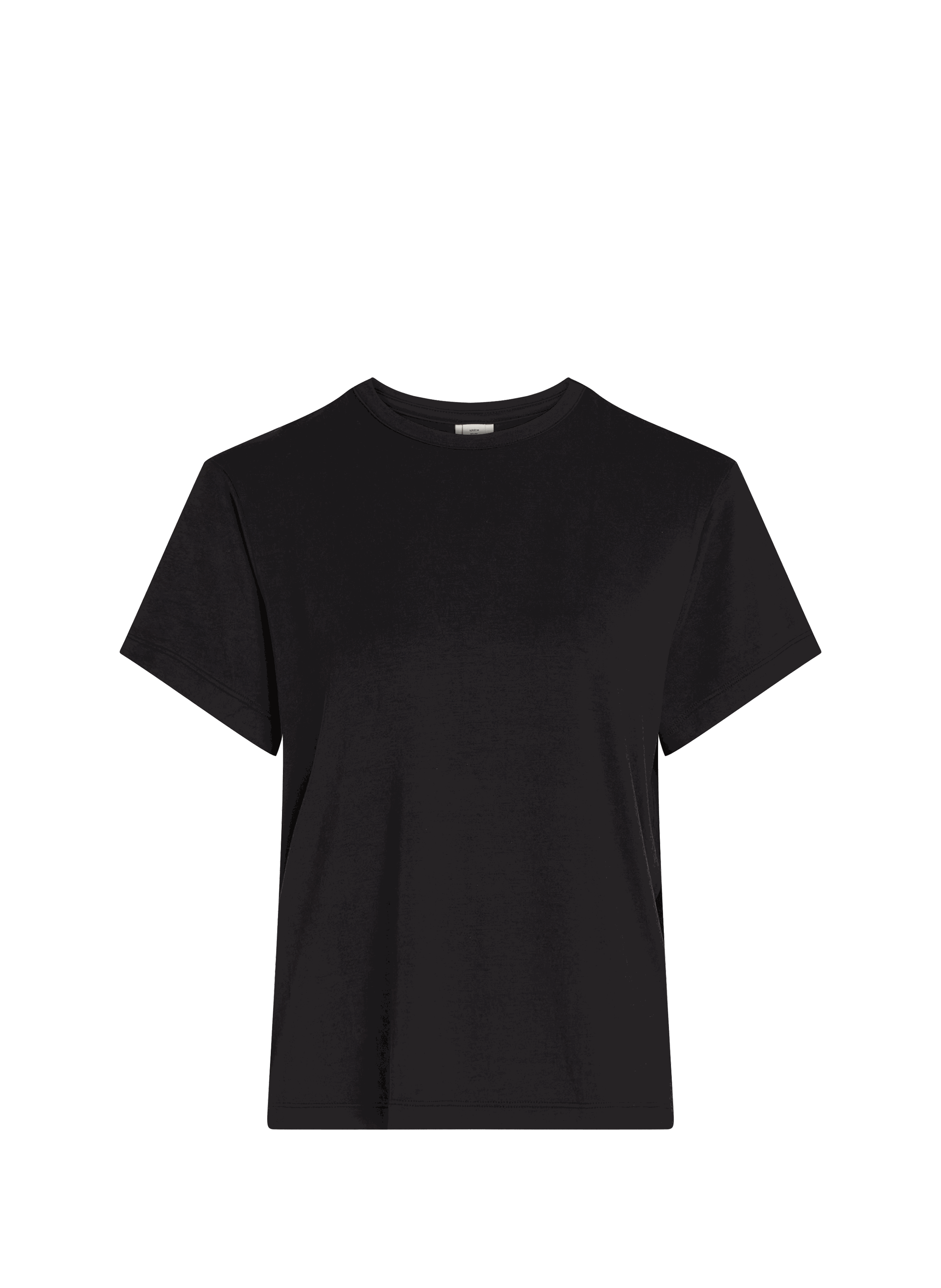 T-shirt col rond droit  CALVIN KLEIN Noir